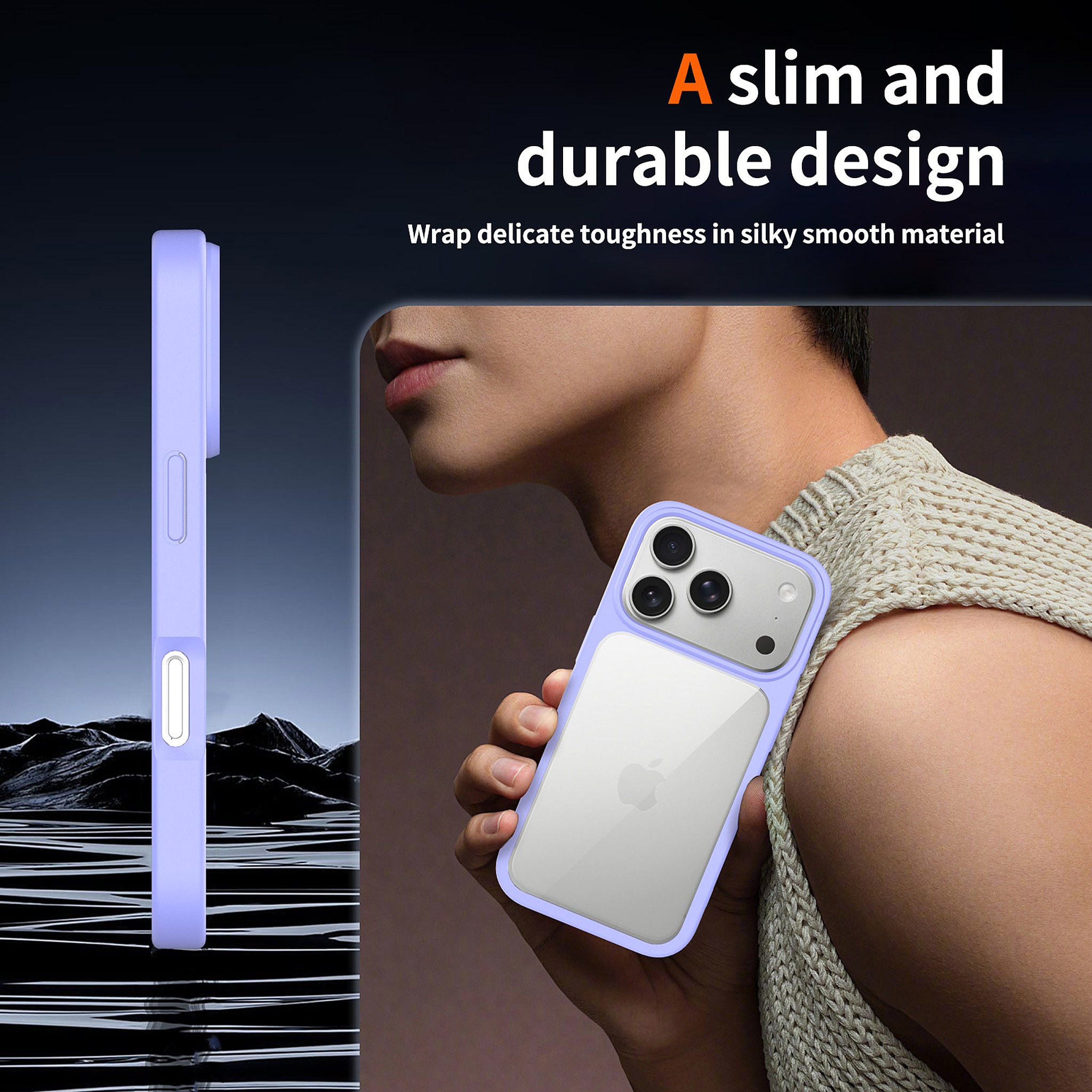 SendaFit Clear Two-in-One Case for iPhone 17 Pro & 18 Pro detail 7