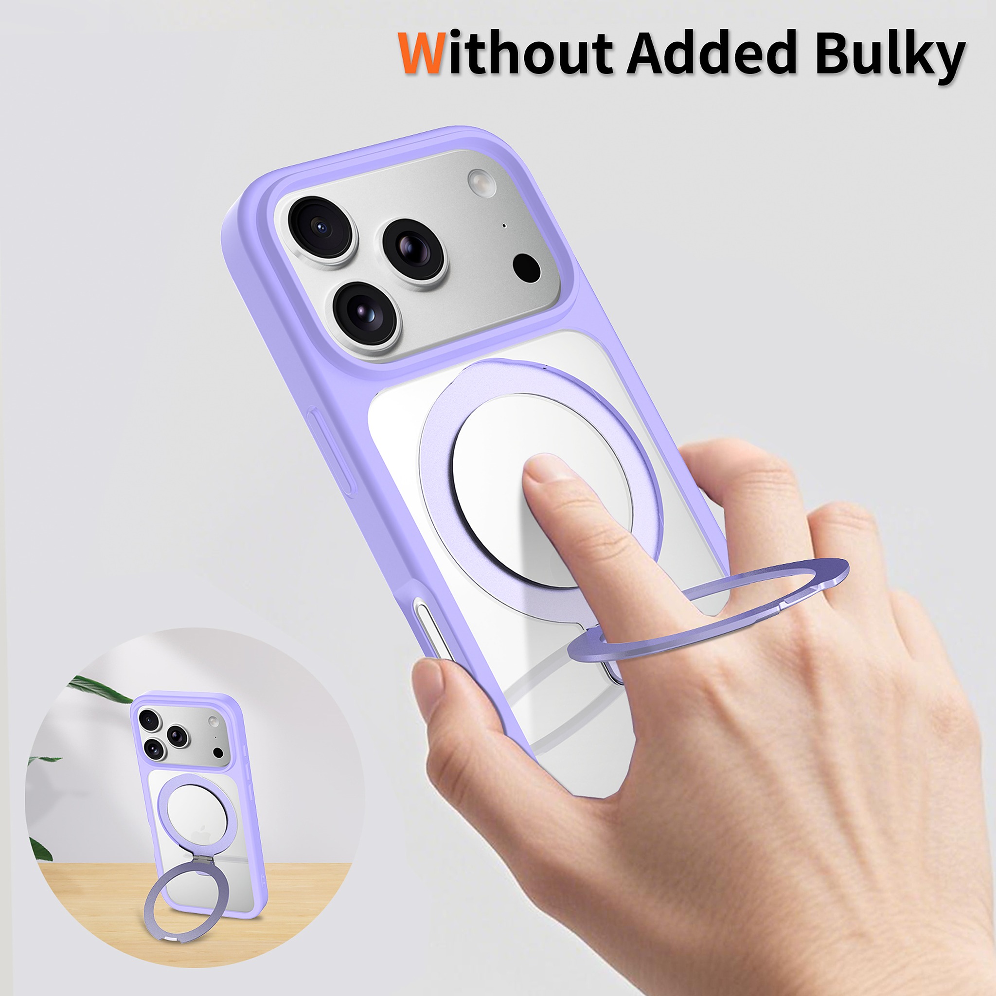 SendaFit Clear Racket-Stand Case for iPhone 17 Pro & 18 Pro detail 19