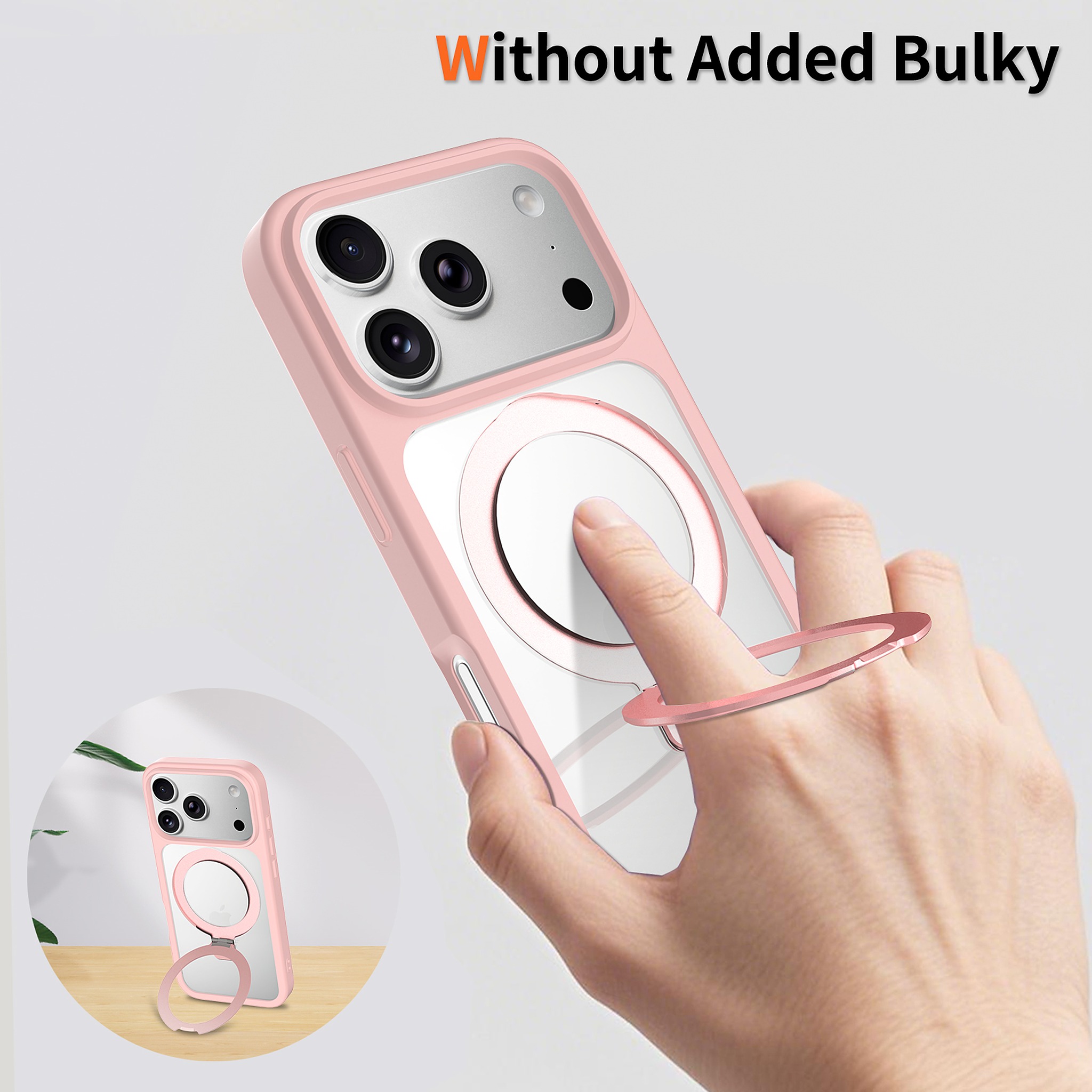 SendaFit Clear Racket-Stand Case for iPhone 17 Pro & 18 Pro detail 20