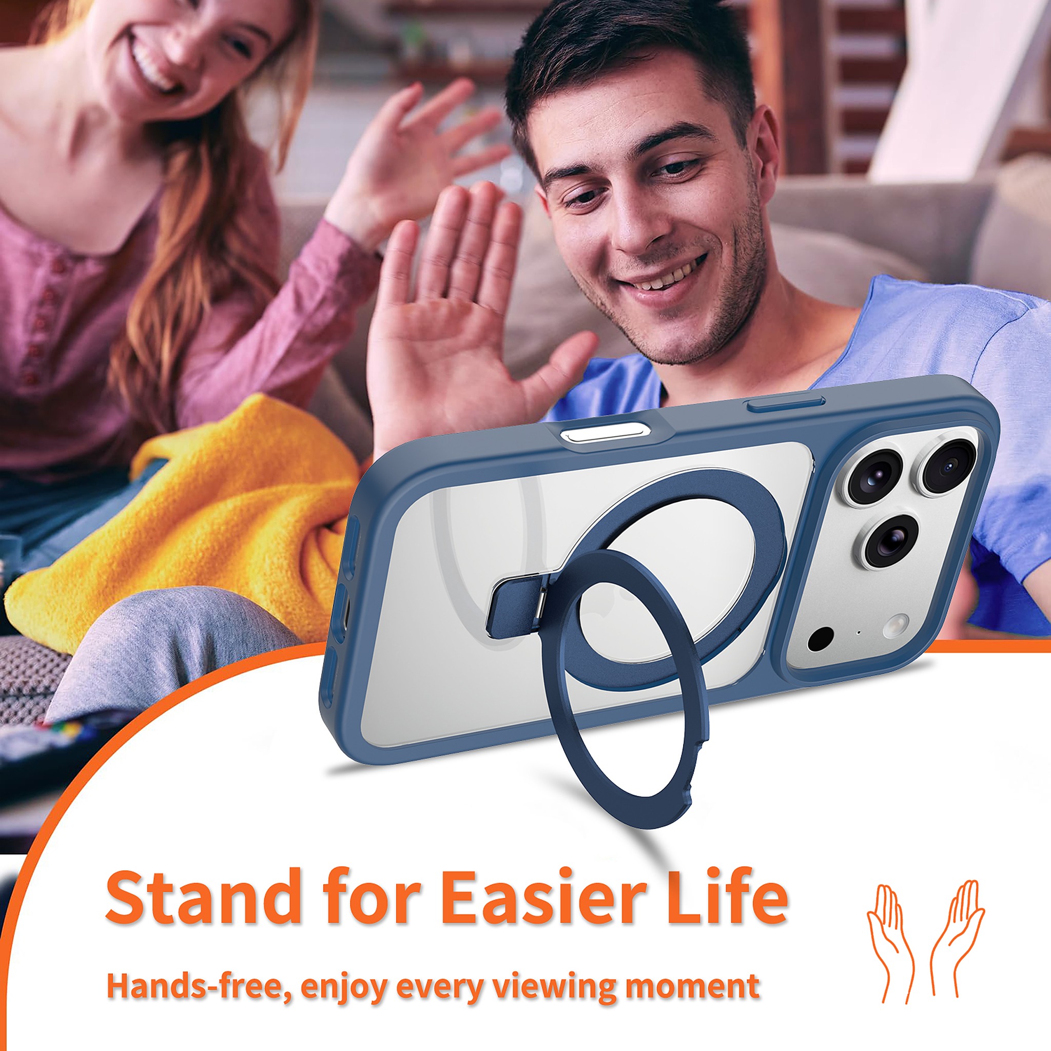 SendaFit Clear Racket-Stand Case for iPhone 17 Pro & 18 Pro detail 23