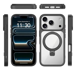SendaFit Clear Racket-Stand Case for iPhone 18 Pro (Fits iPhone 17 Pro)