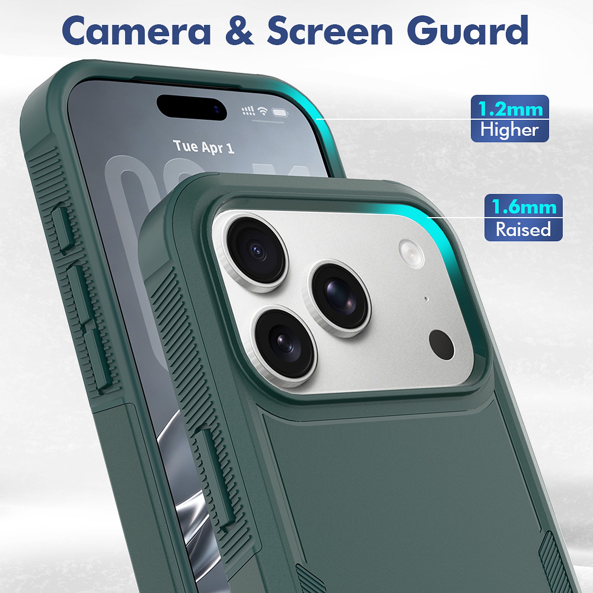SendaFit Rugged Dual-Layer Case for iPhone 17 Pro & 18 Pro detail 1