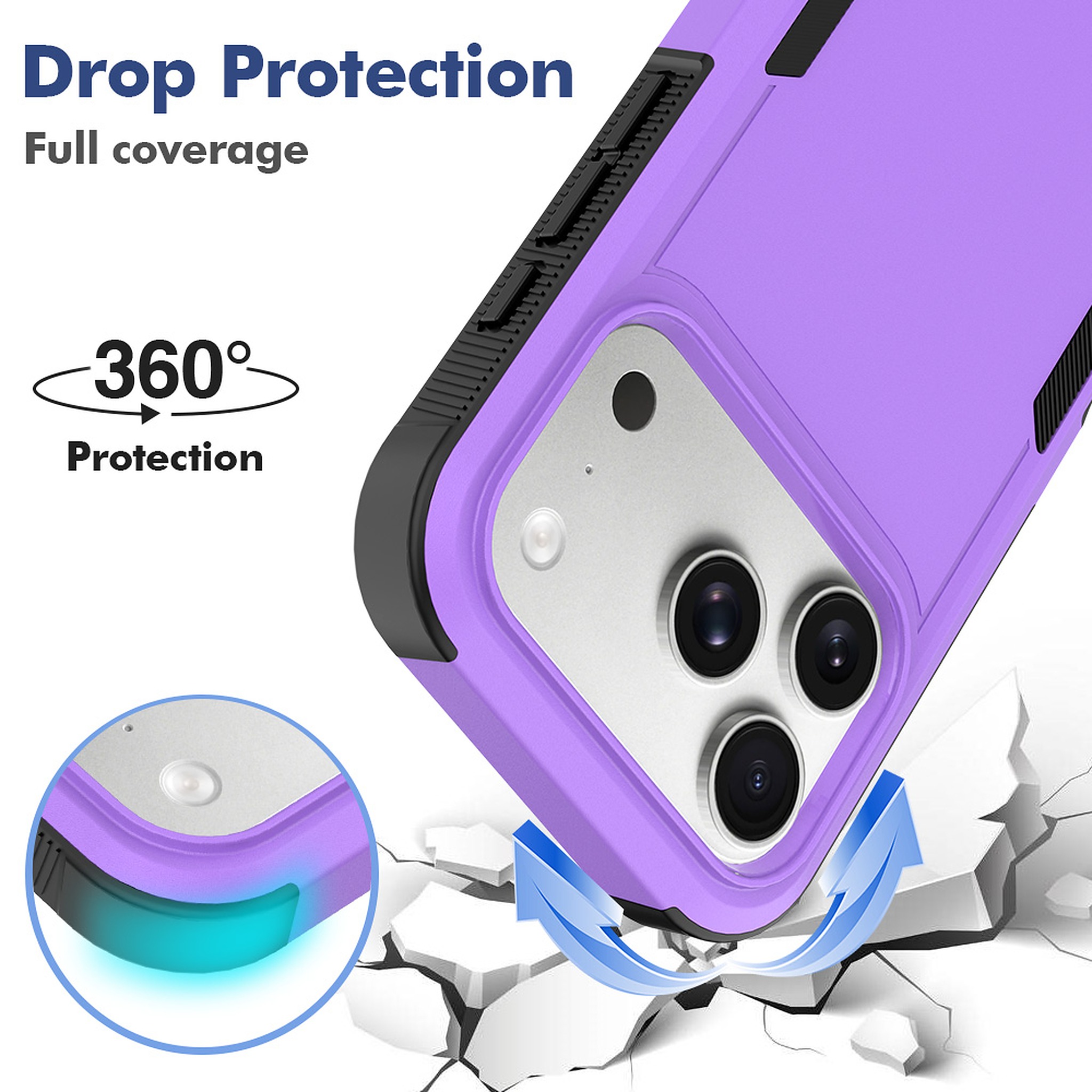 SendaFit Rugged Dual-Layer Case for iPhone 17 Pro & 18 Pro detail 34