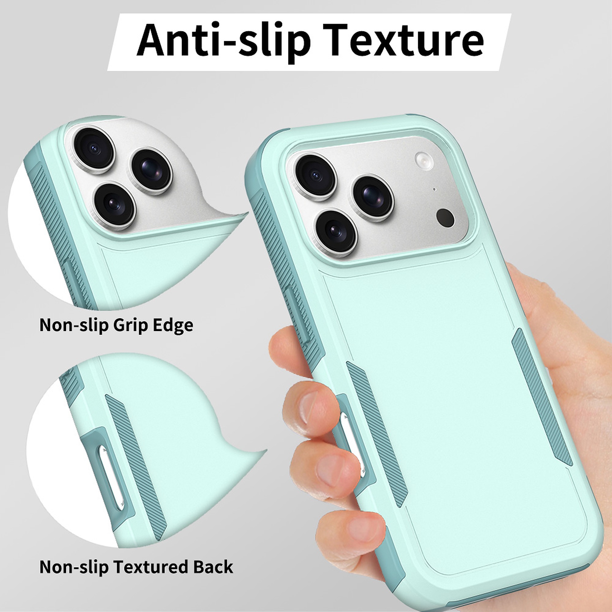 SendaFit Rugged Dual-Layer Case for iPhone 17 Pro & 18 Pro detail 45