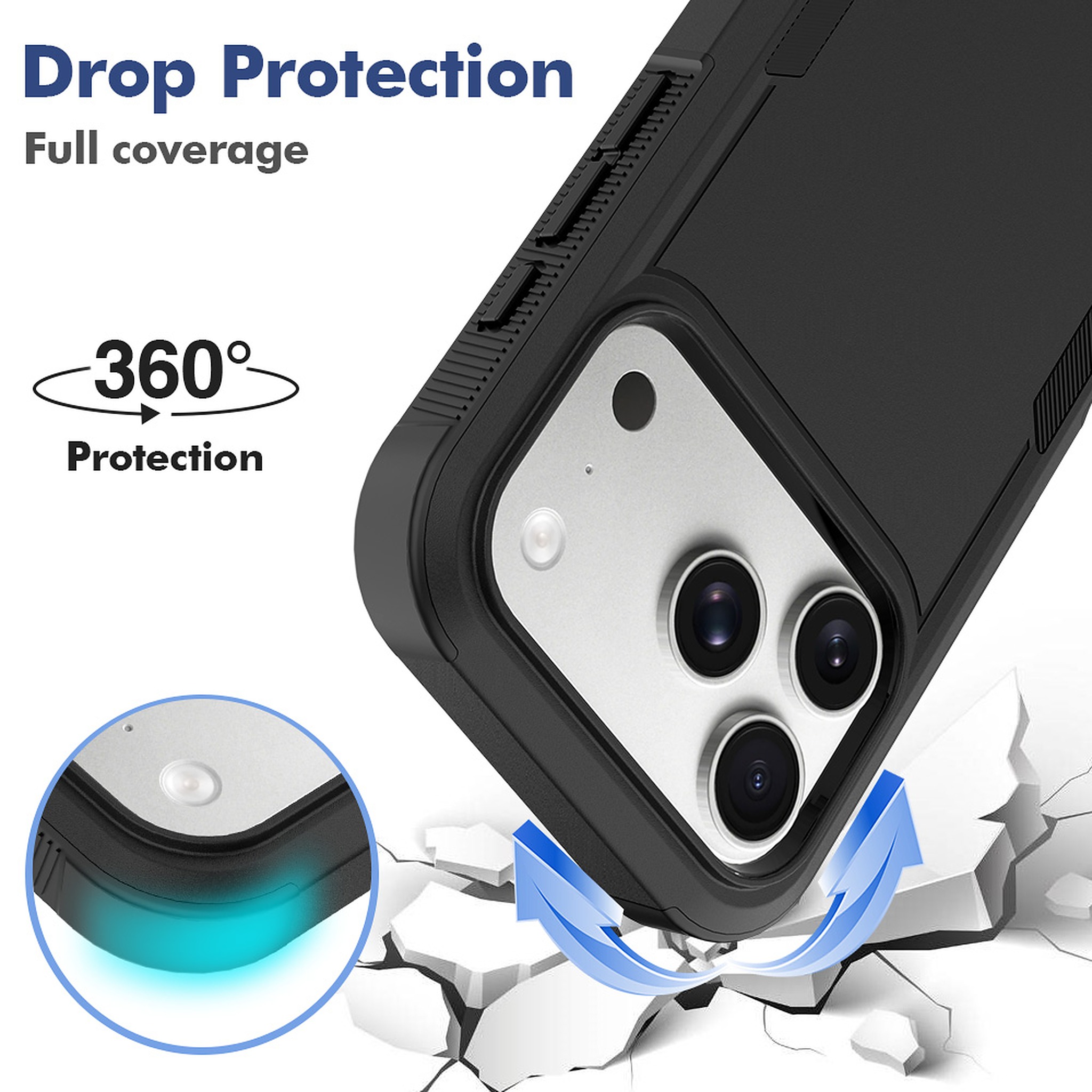 SendaFit Rugged Dual-Layer Case for iPhone 17 Pro & 18 Pro detail 54
