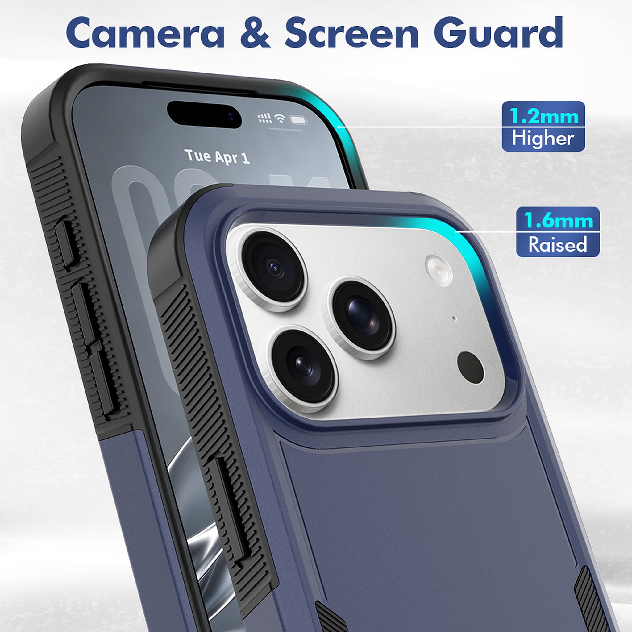 SendaFit Rugged Dual-Layer Case for iPhone 17 Pro & 18 Pro detail 6
