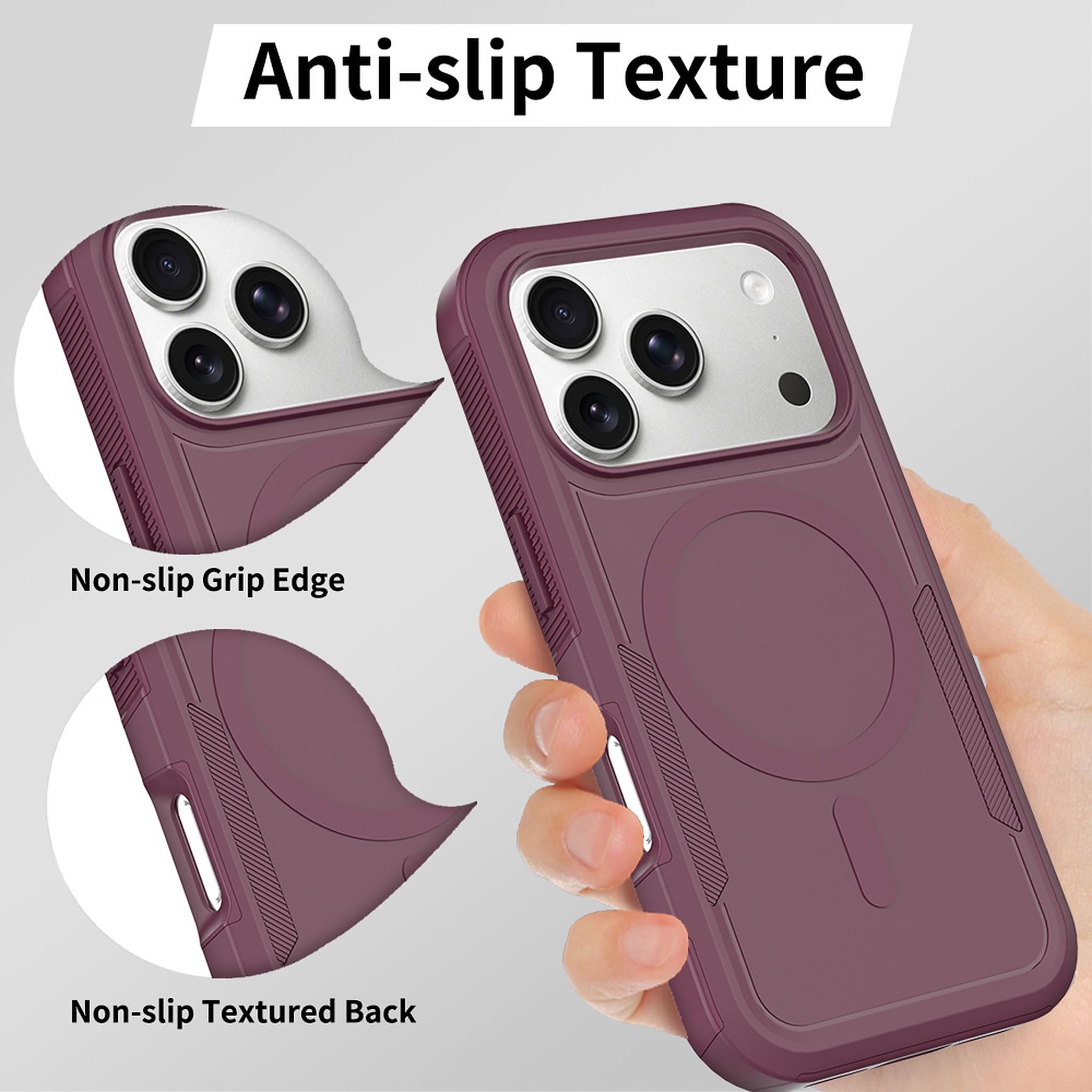 SendaFit Rugged Dual-Layer MagSafe Case for iPhone 17 Pro & 18 Pro detail 17