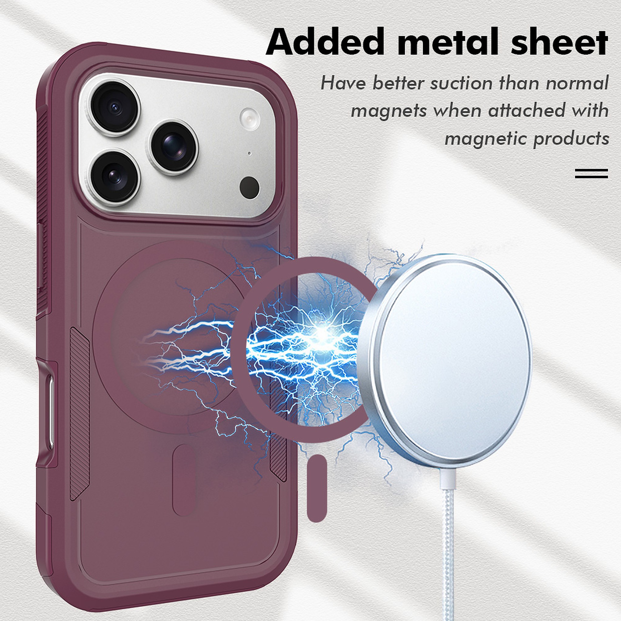 SendaFit Rugged Dual-Layer MagSafe Case for iPhone 17 Pro & 18 Pro detail 18