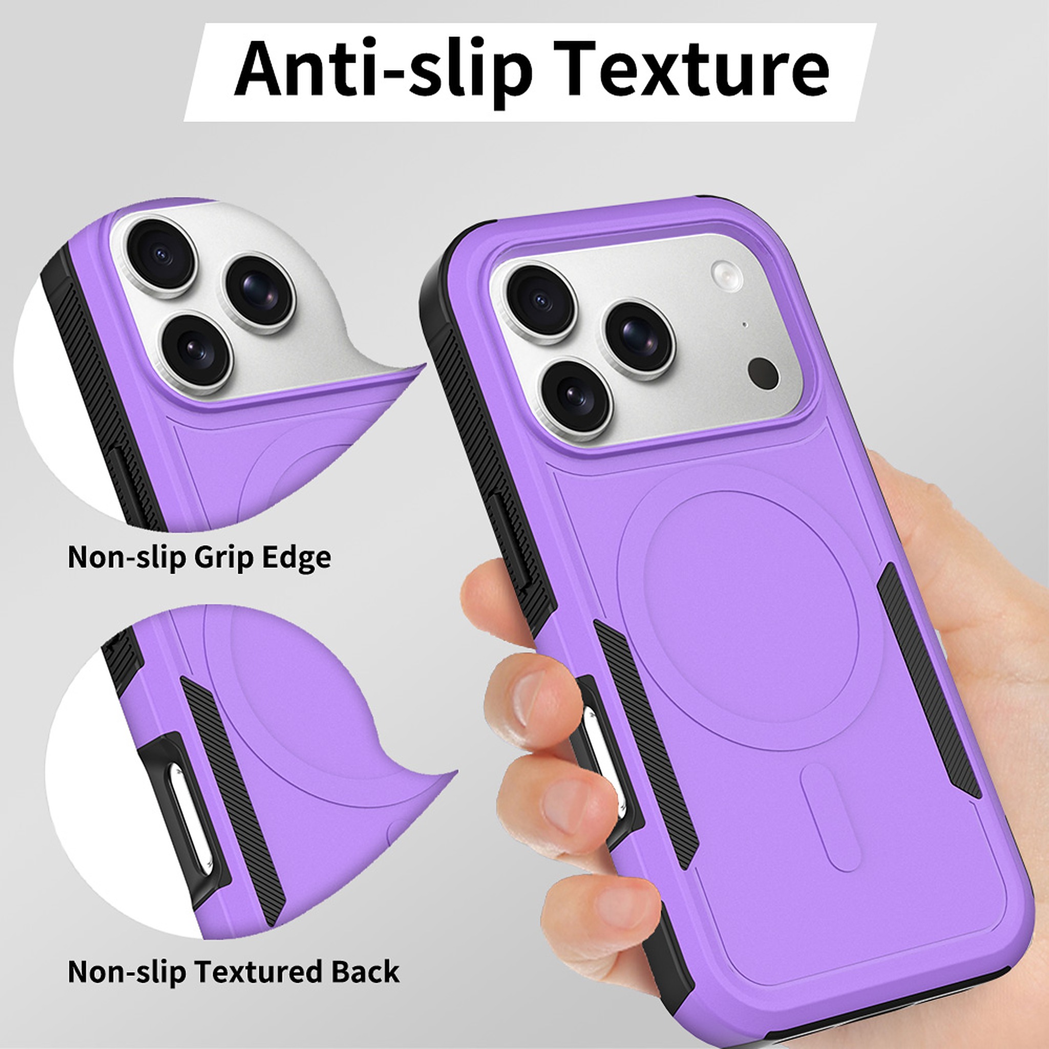 SendaFit Rugged Dual-Layer MagSafe Case for iPhone 17 Pro & 18 Pro detail 41