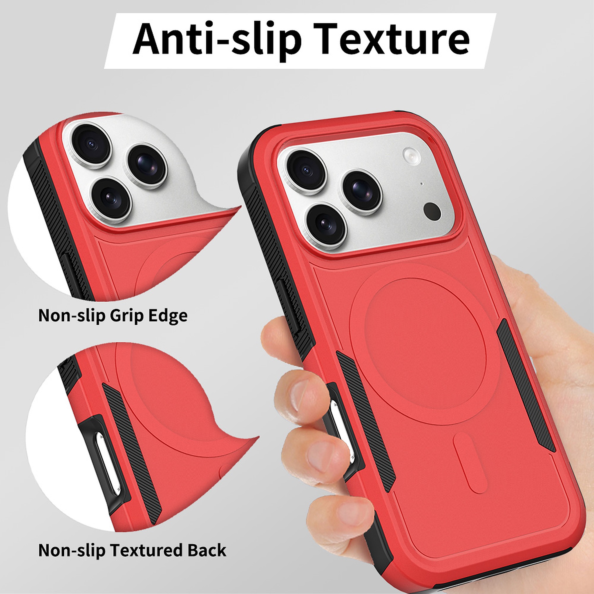 SendaFit Rugged Dual-Layer MagSafe Case for iPhone 17 Pro & 18 Pro detail 47