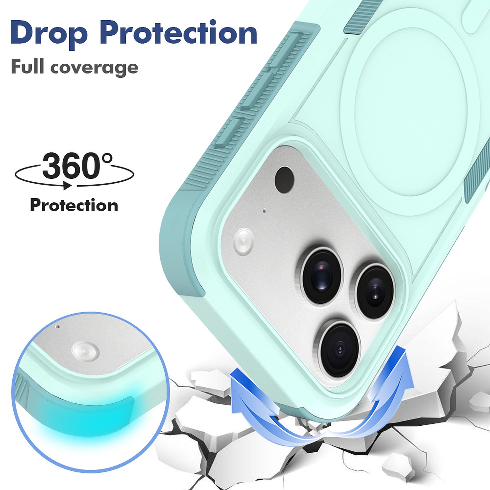 SendaFit Rugged Dual-Layer MagSafe Case for iPhone 17 Pro & 18 Pro detail 52