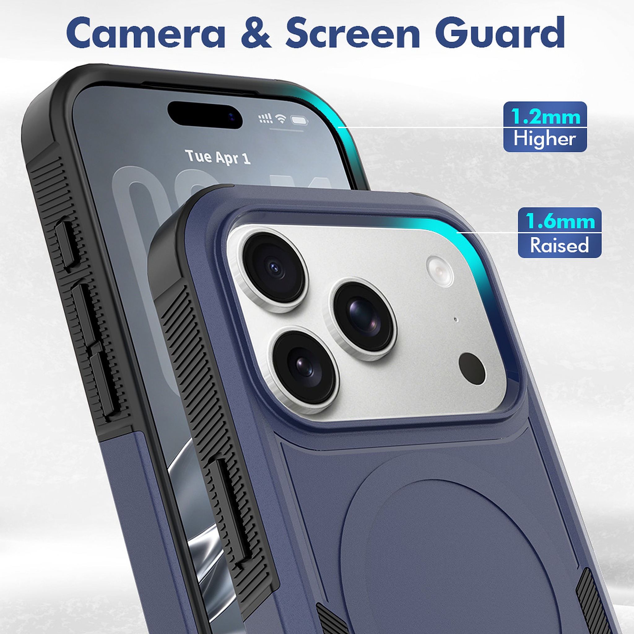 SendaFit Rugged Dual-Layer MagSafe Case for iPhone 17 Pro & 18 Pro detail 7