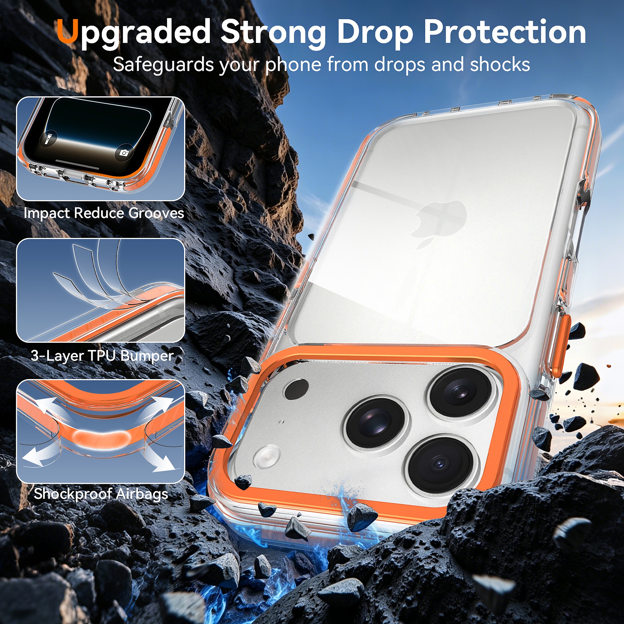 SendaFit Iridescent Two-Tone Case for iPhone 17 Pro & 18 Pro detail 13