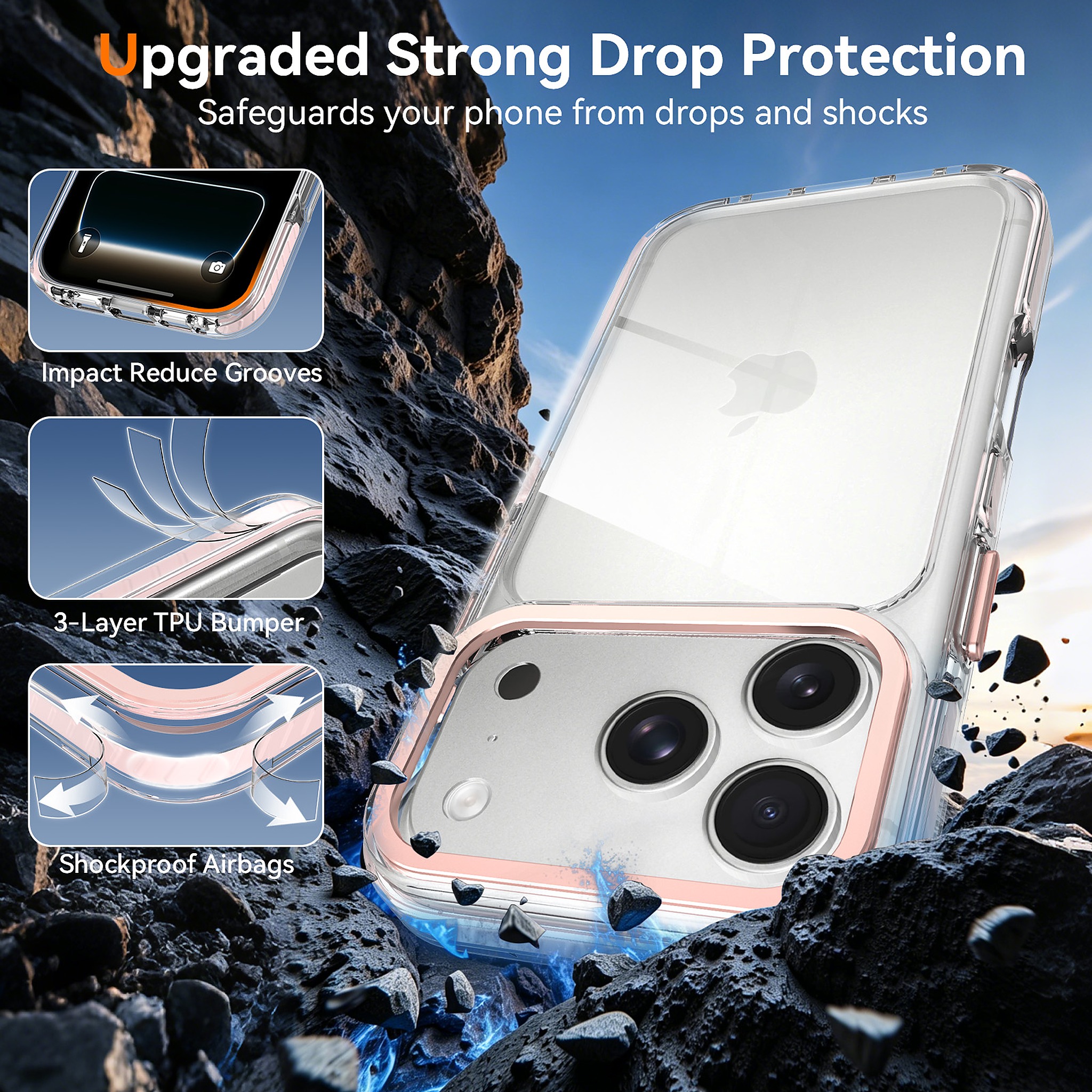 SendaFit Iridescent Two-Tone Case for iPhone 17 Pro & 18 Pro detail 18