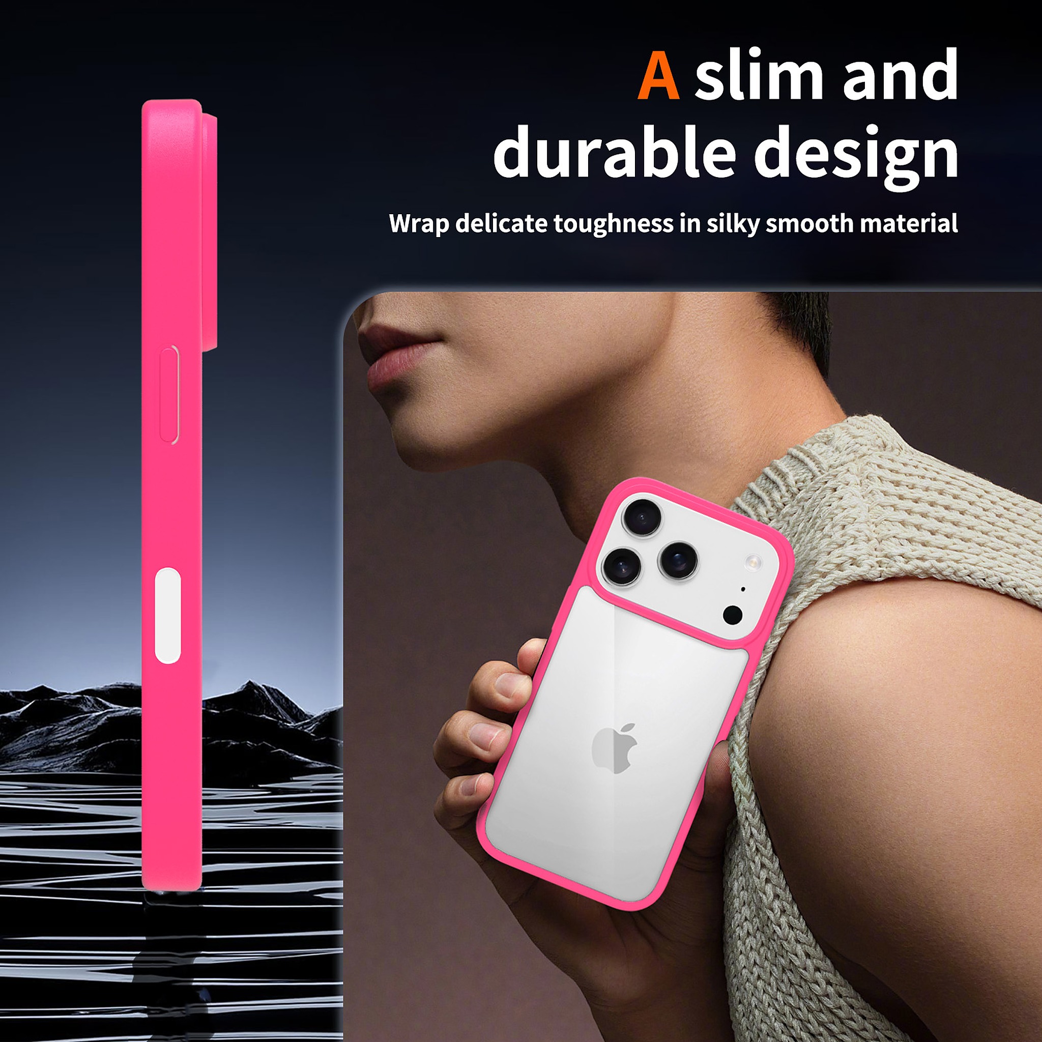 SendaFit Clear Camera-Button Case for iPhone 17 Pro & 18 Pro detail 11