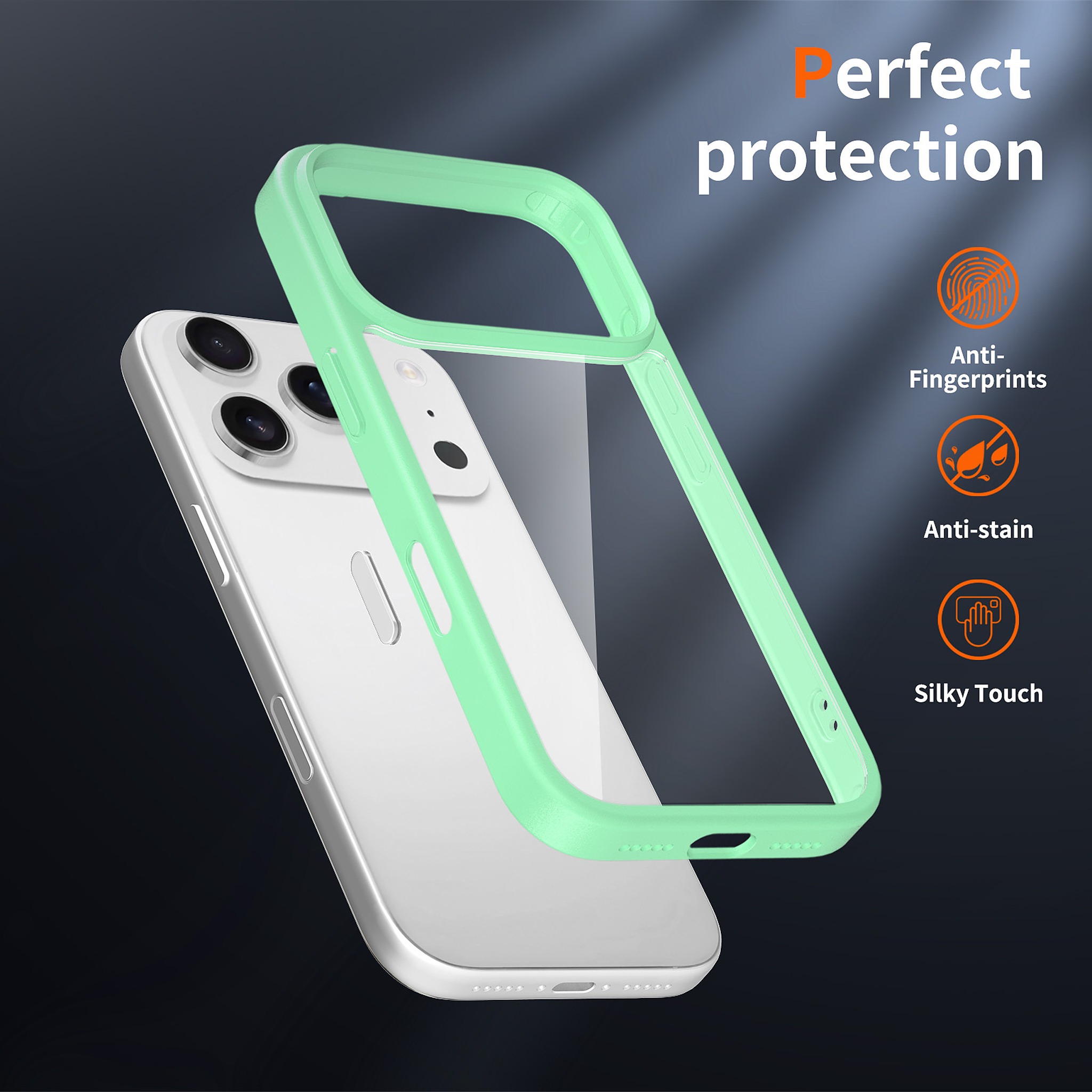 SendaFit Clear Camera-Button Case for iPhone 17 Pro & 18 Pro detail 16