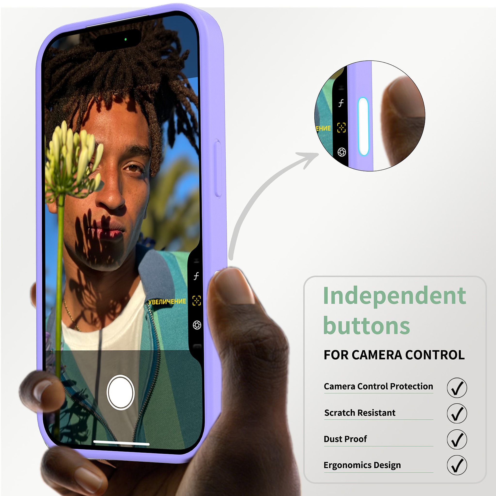 SendaFit Clear Camera-Button Case for iPhone 17 Pro & 18 Pro detail 26