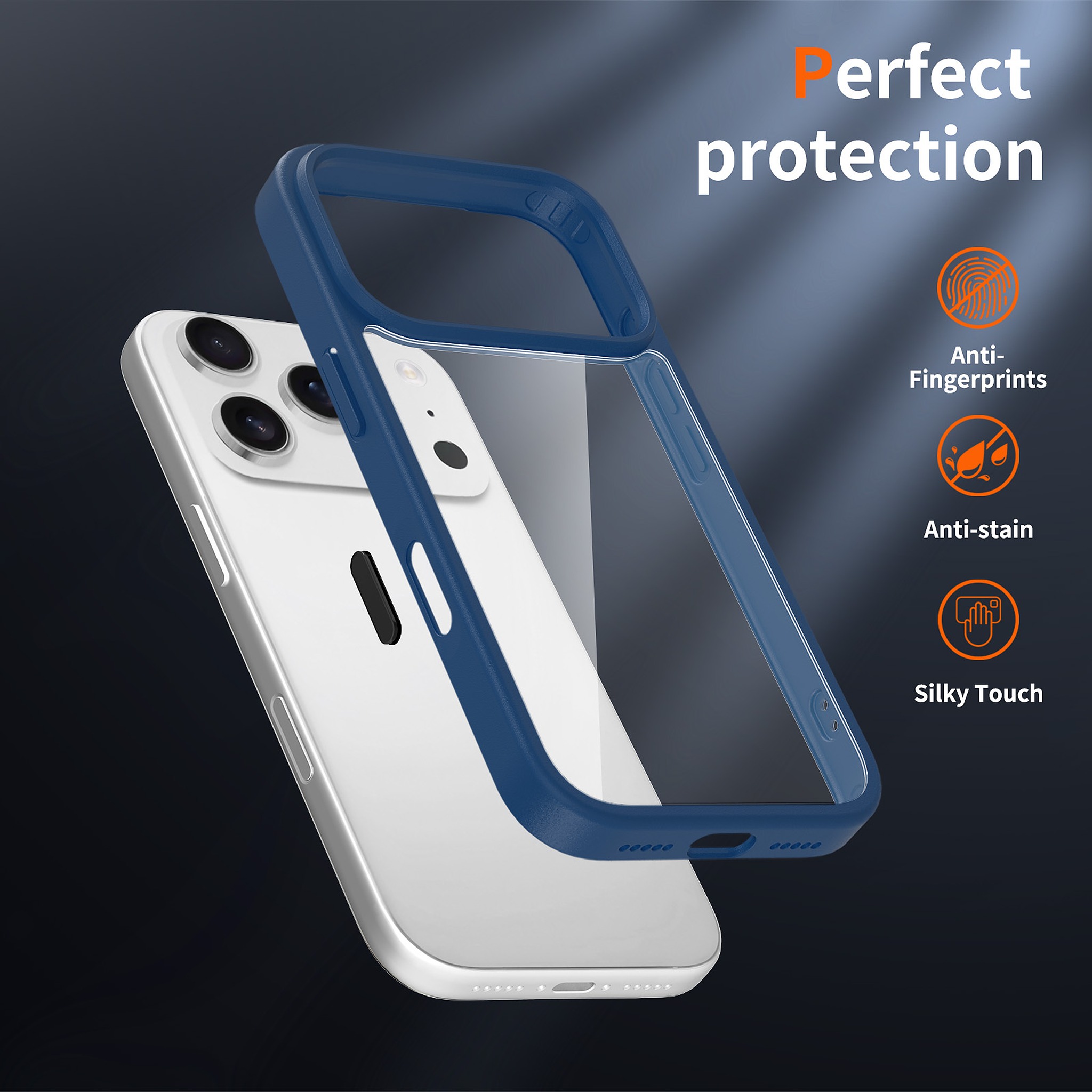 SendaFit Clear Camera-Button Case for iPhone 17 Pro & 18 Pro detail 3