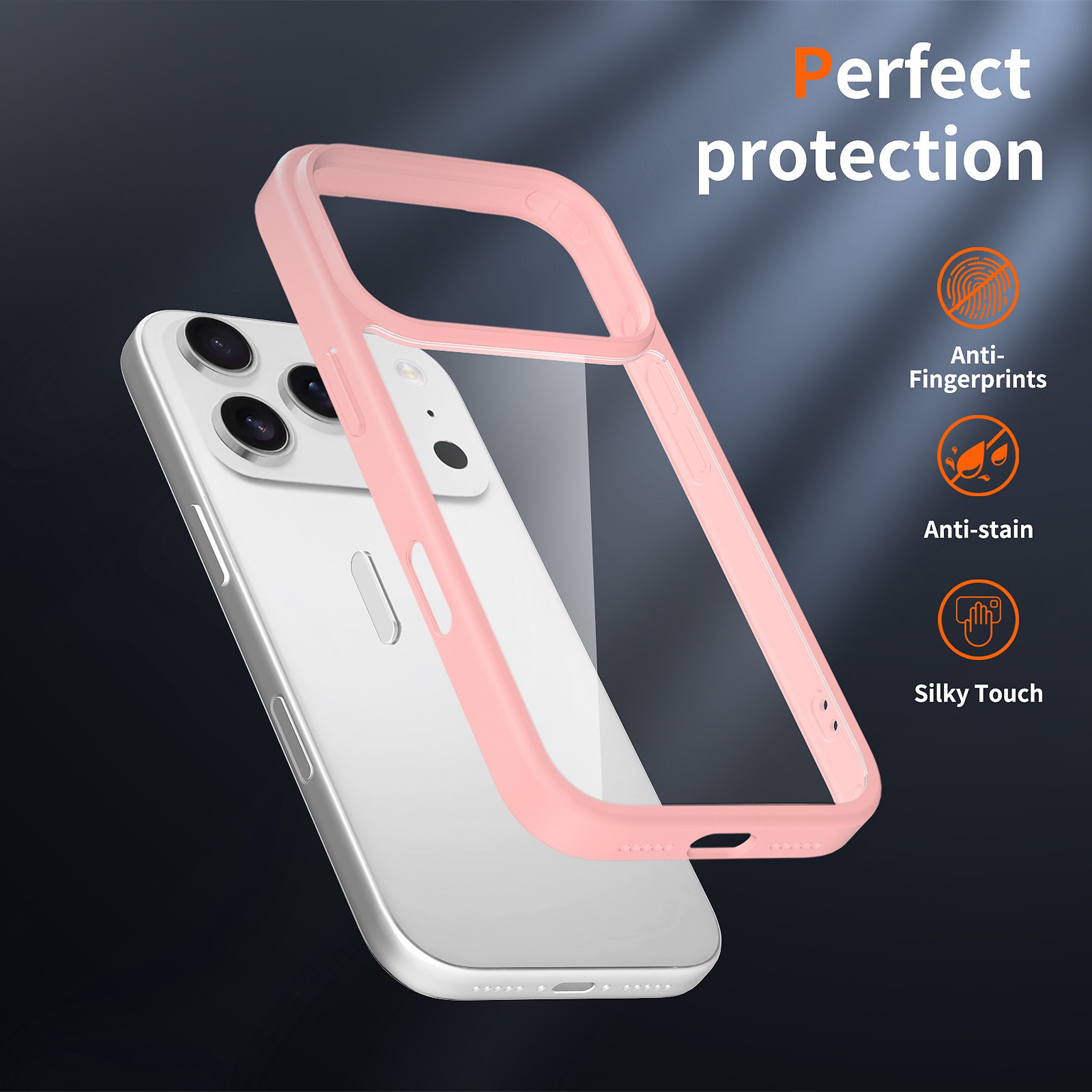 SendaFit Clear Camera-Button Case for iPhone 17 Pro & 18 Pro detail 30
