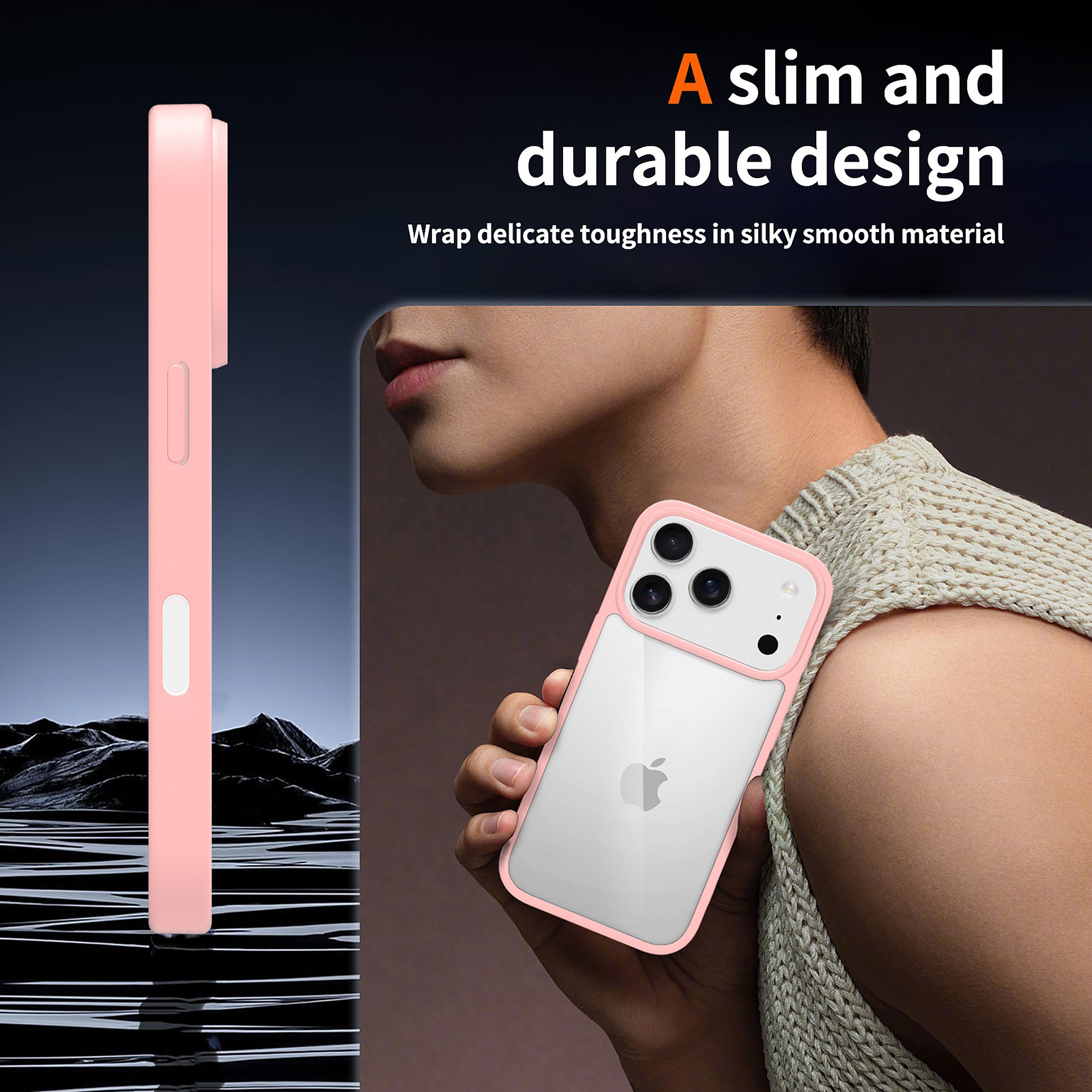 SendaFit Clear Camera-Button Case for iPhone 17 Pro & 18 Pro detail 31