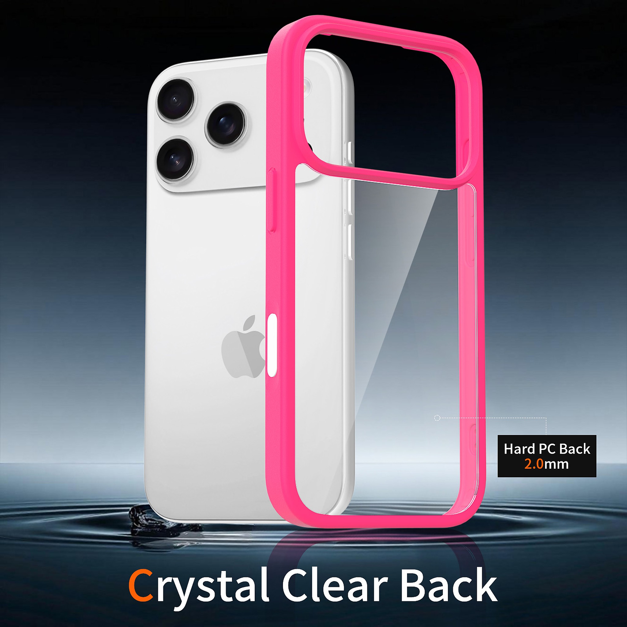 SendaFit Clear Camera-Button Case for iPhone 17 Pro & 18 Pro detail 8