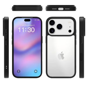 SendaFit Clear Camera-Button Case for iPhone 18 Pro (Fits iPhone 17 Pro)