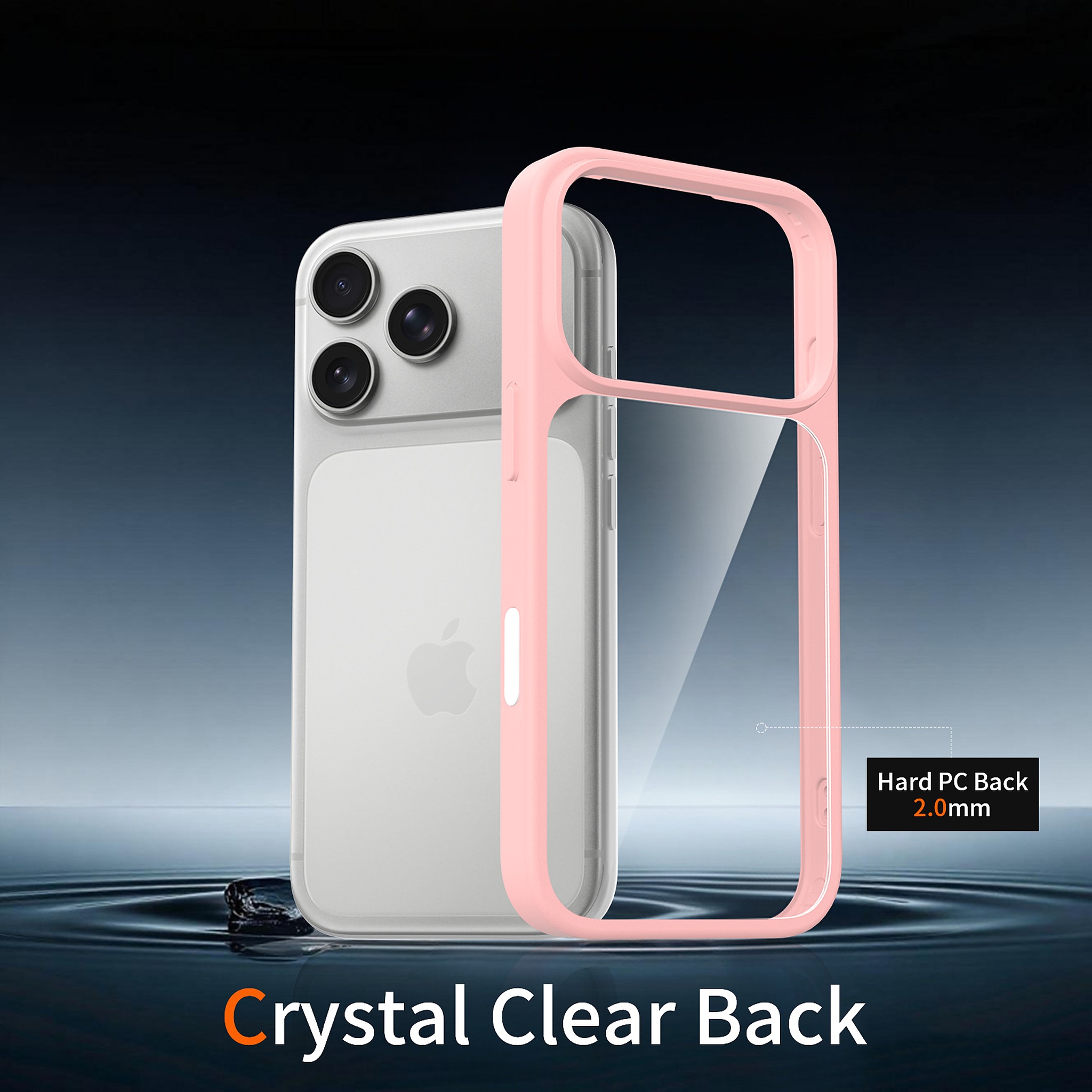SendaFit Clear Two-in-One Touch Camera-Button Case for iPhone 17 Pro & 18 Pro detail 14