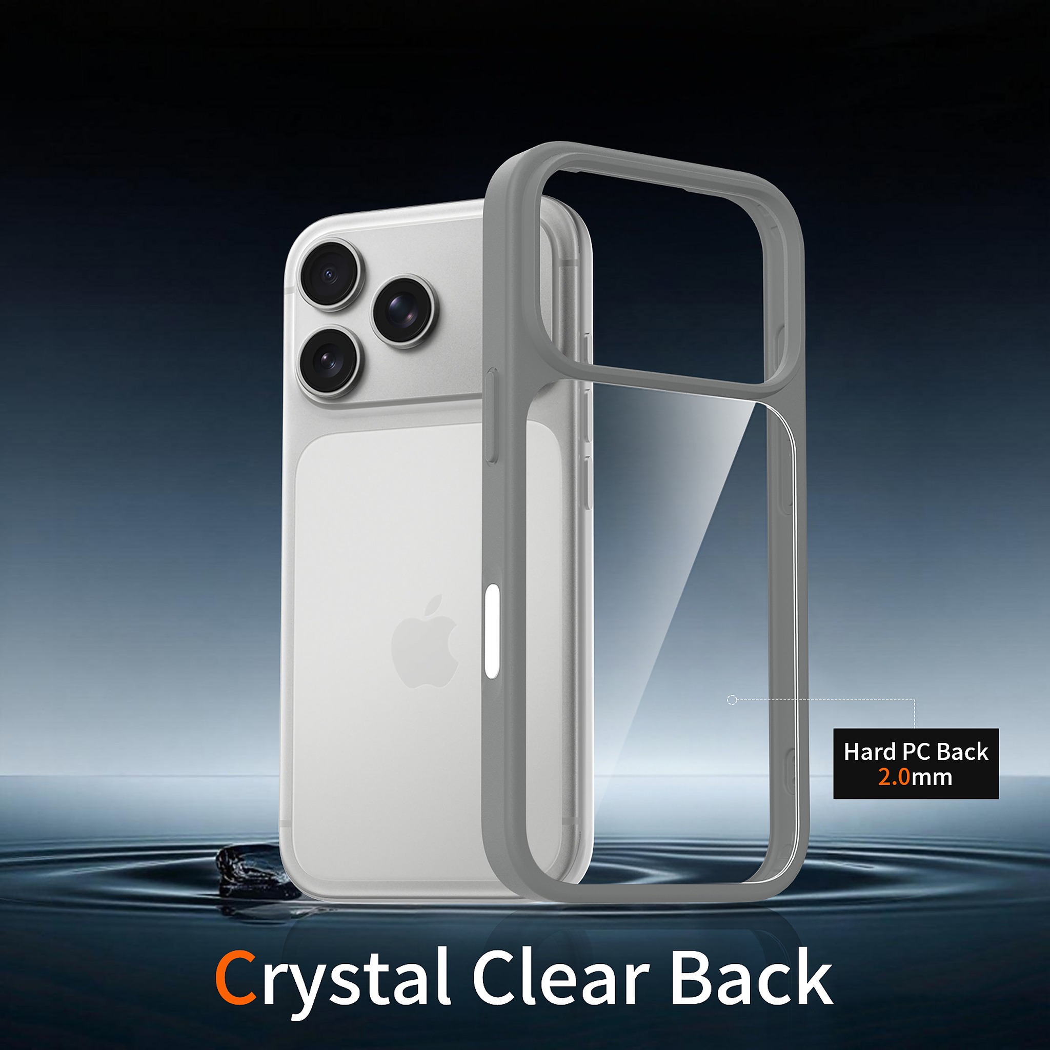 SendaFit Clear Two-in-One Touch Camera-Button Case for iPhone 17 Pro & 18 Pro detail 21