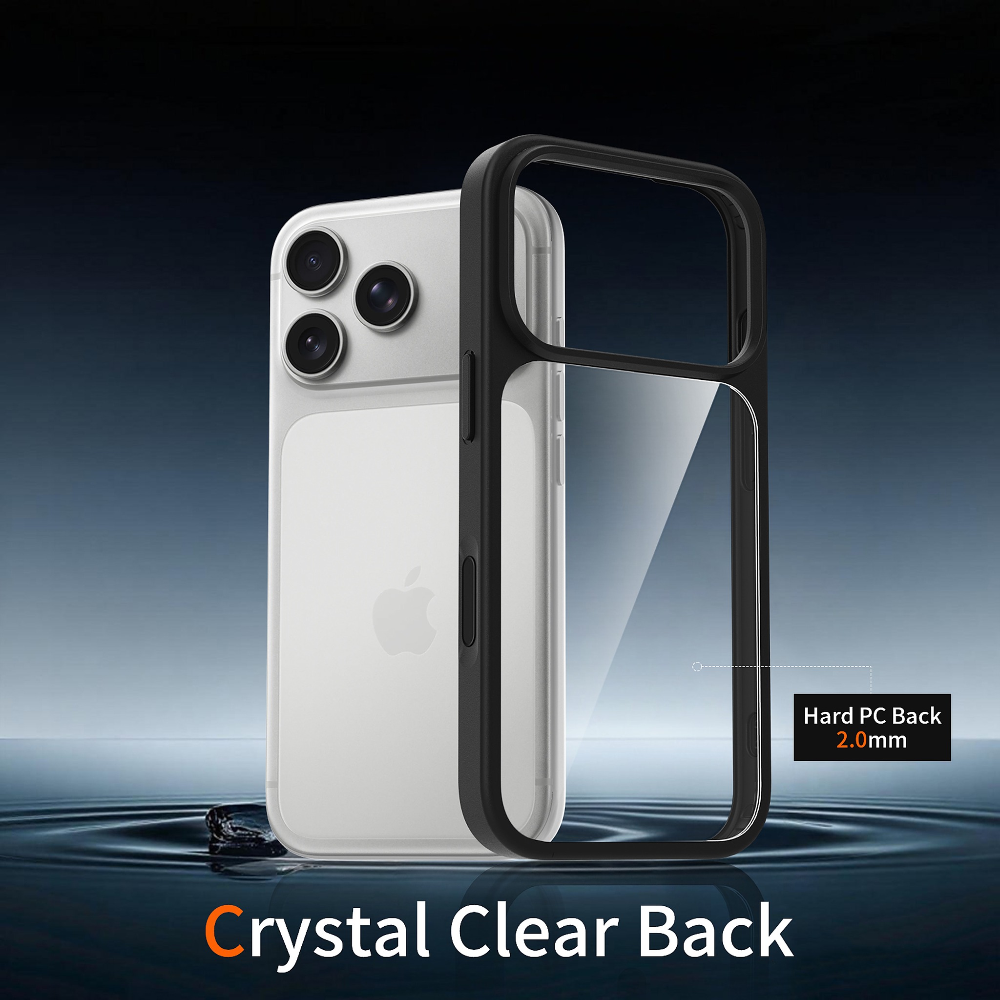 SendaFit Clear Two-in-One Touch Camera-Button Case for iPhone 17 Pro & 18 Pro detail 27