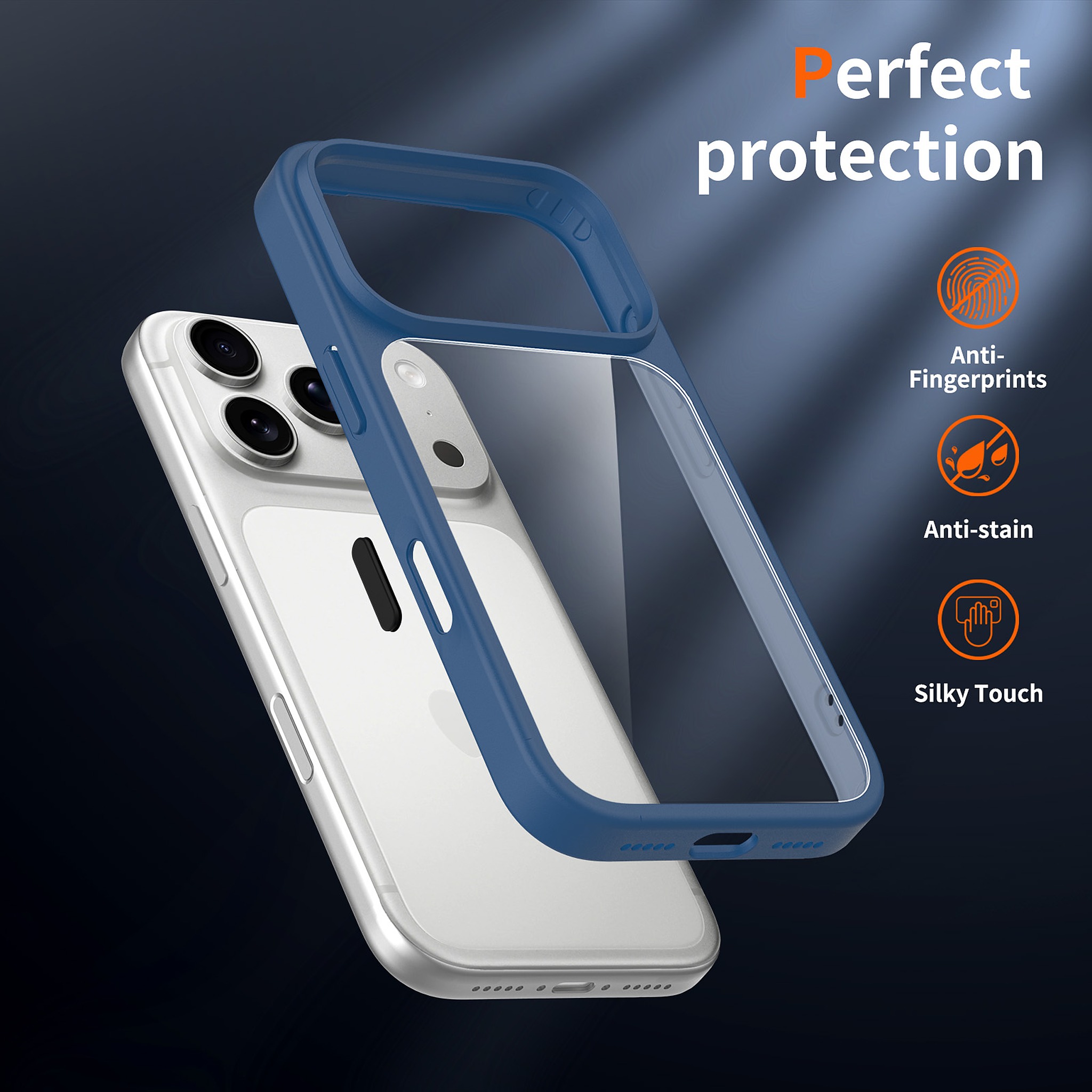 SendaFit Clear Two-in-One Touch Camera-Button Case for iPhone 17 Pro & 18 Pro detail 29