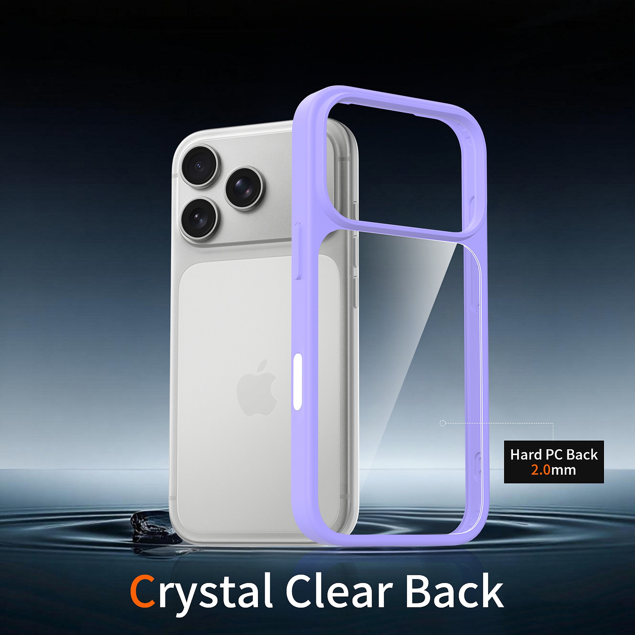 SendaFit Clear Two-in-One Touch Camera-Button Case for iPhone 17 Pro & 18 Pro detail 34