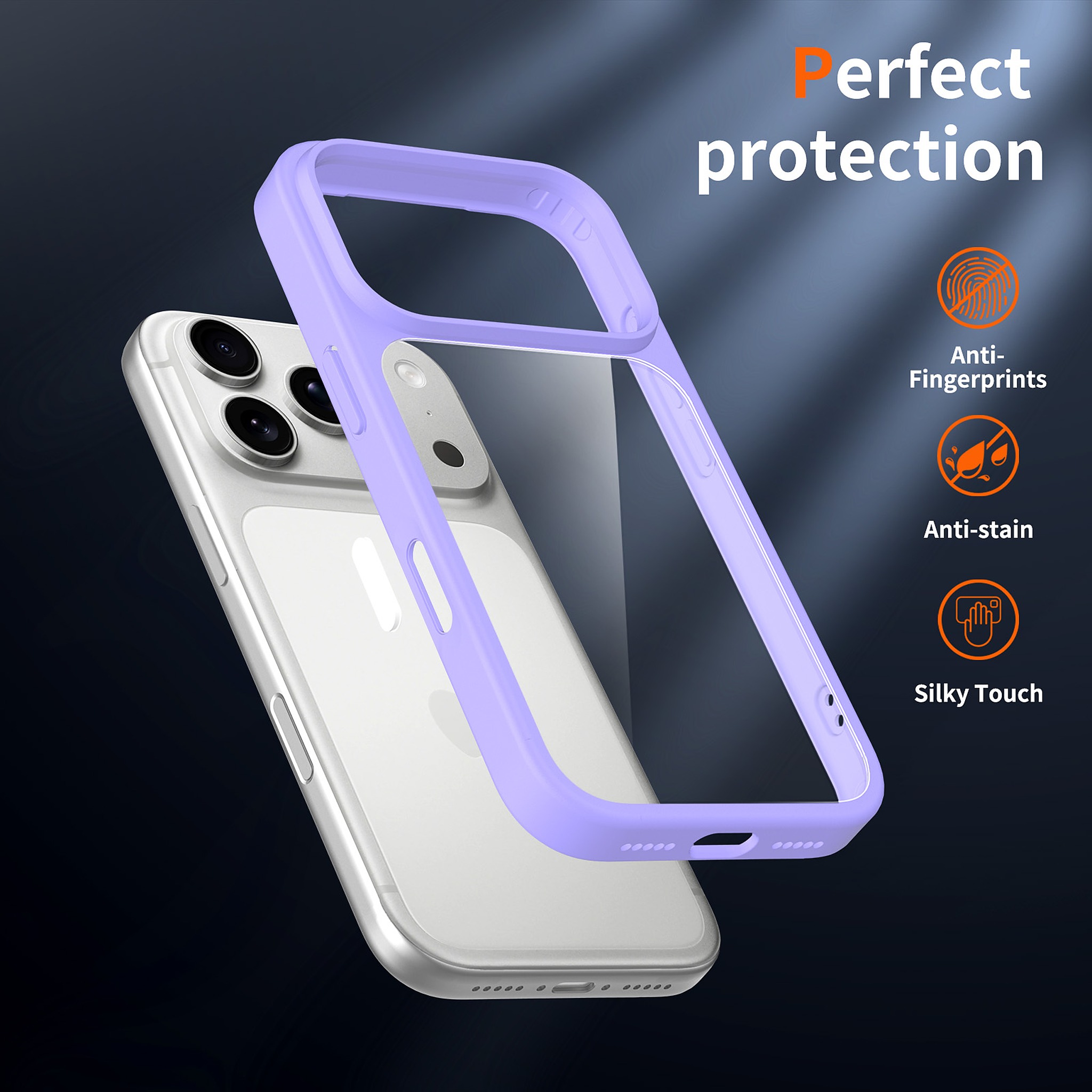 SendaFit Clear Two-in-One Touch Camera-Button Case for iPhone 17 Pro & 18 Pro detail 35
