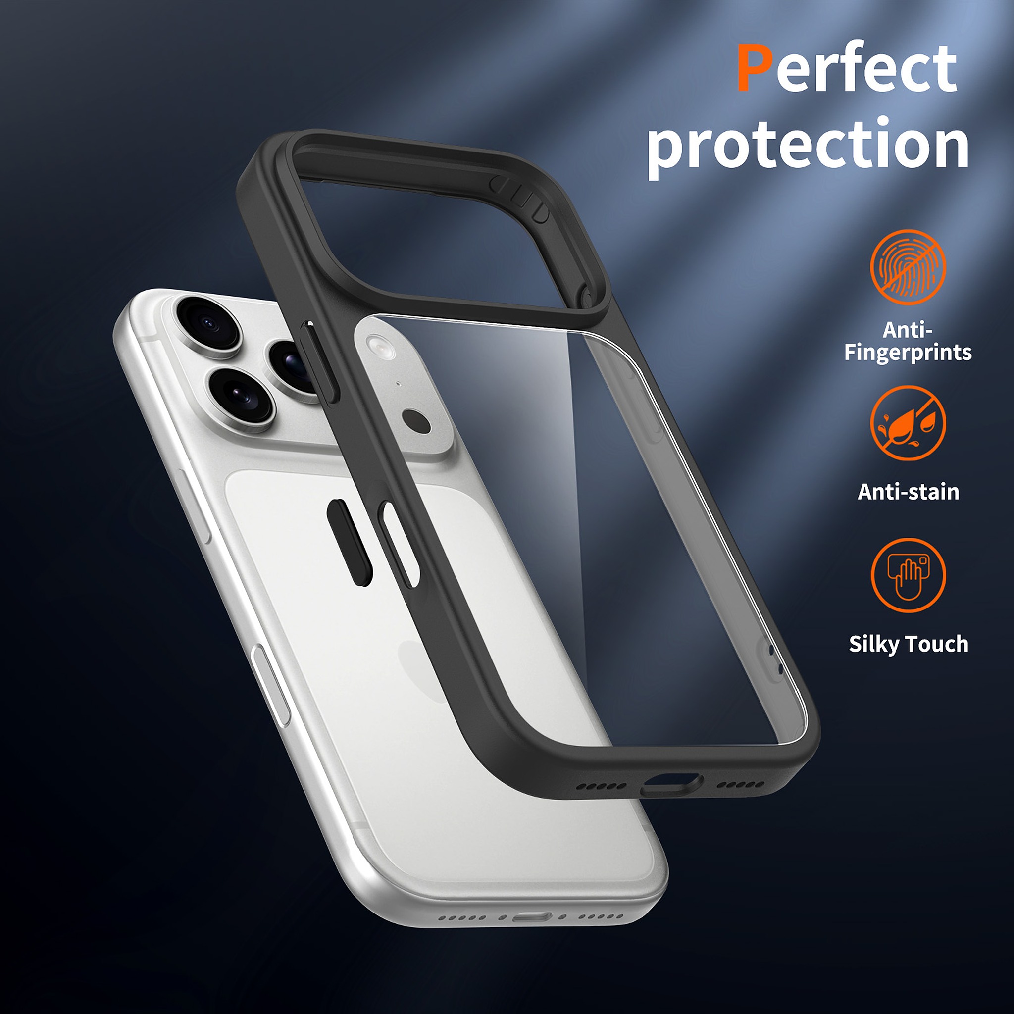 SendaFit Clear Two-in-One Touch Camera-Button Case for iPhone 17 Pro & 18 Pro detail 37