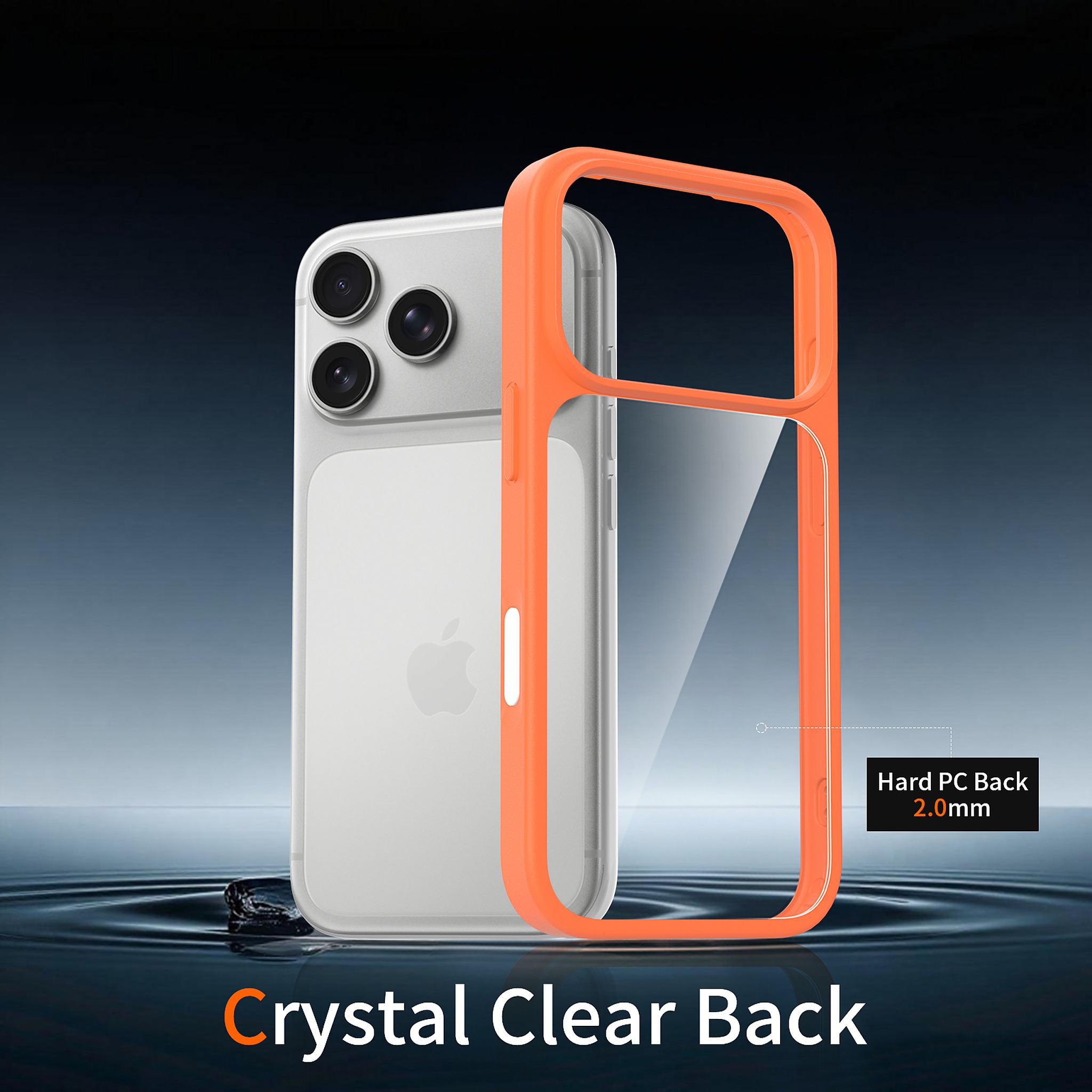 SendaFit Clear Two-in-One Touch Camera-Button Case for iPhone 17 Pro & 18 Pro detail 41