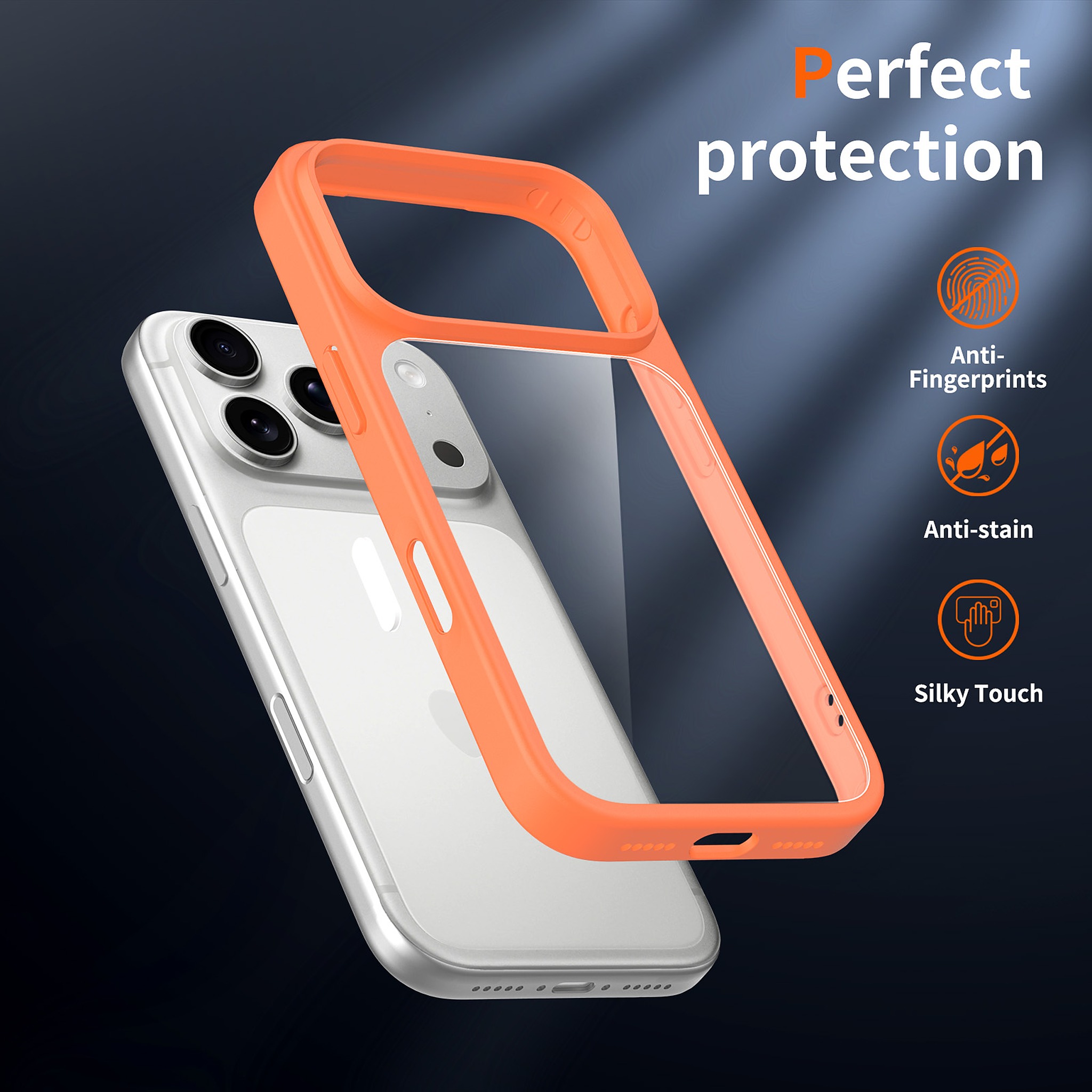 SendaFit Clear Two-in-One Touch Camera-Button Case for iPhone 17 Pro & 18 Pro detail 42