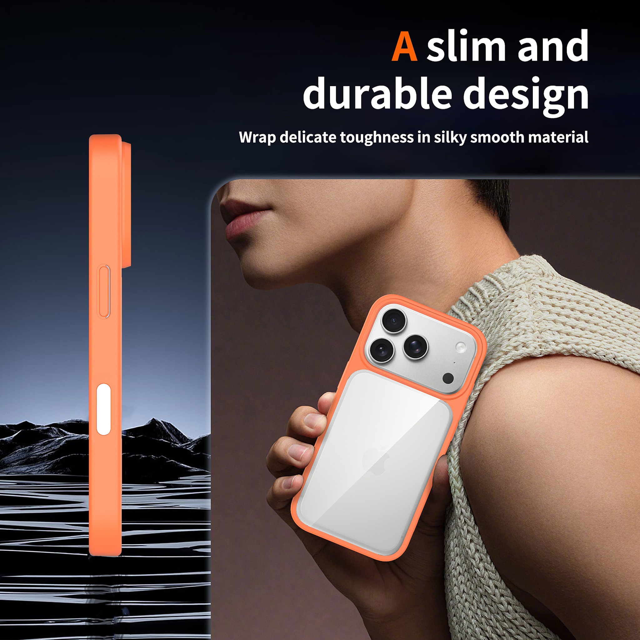 SendaFit Clear Two-in-One Touch Camera-Button Case for iPhone 17 Pro & 18 Pro detail 43
