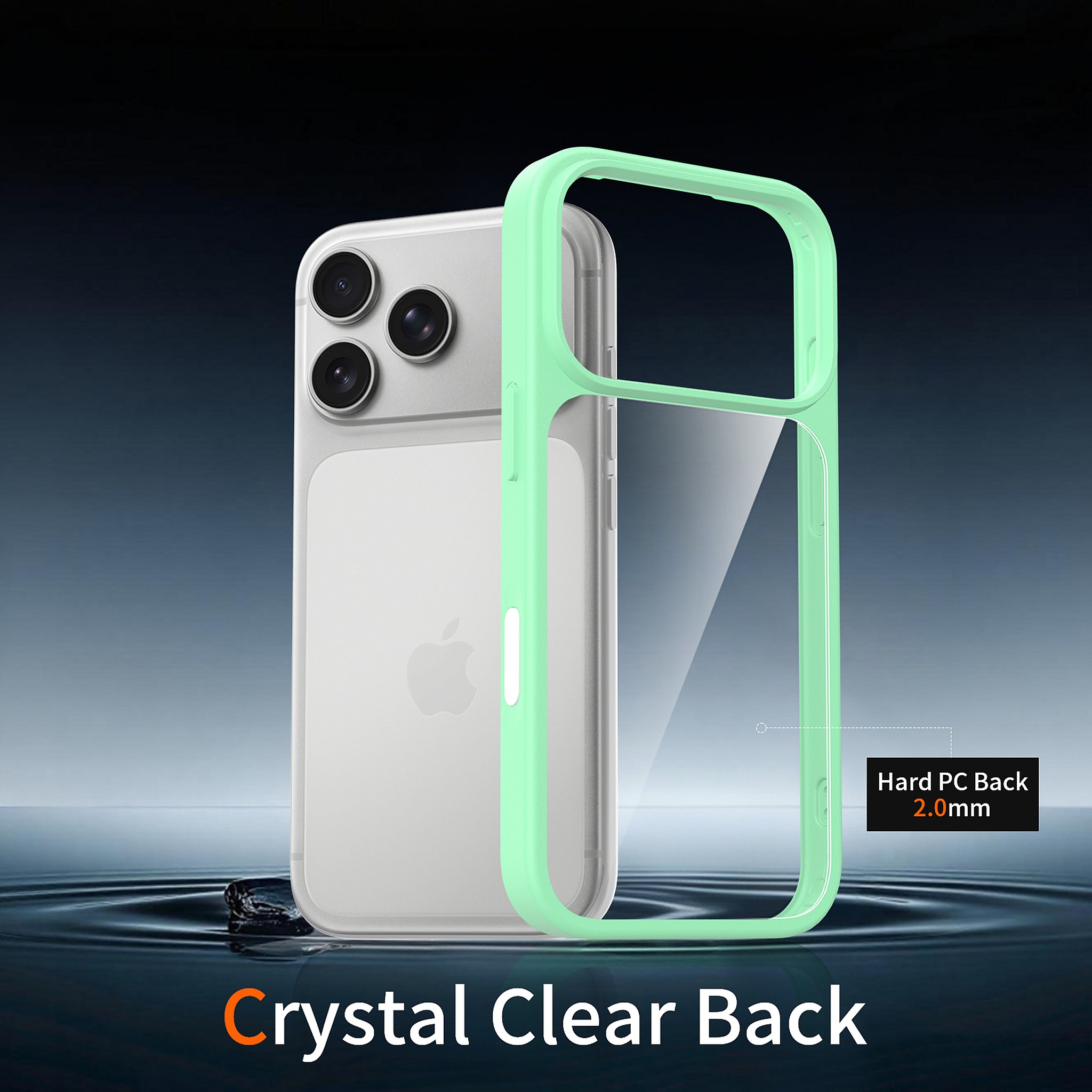 SendaFit Clear Two-in-One Touch Camera-Button Case for iPhone 17 Pro & 18 Pro detail 54