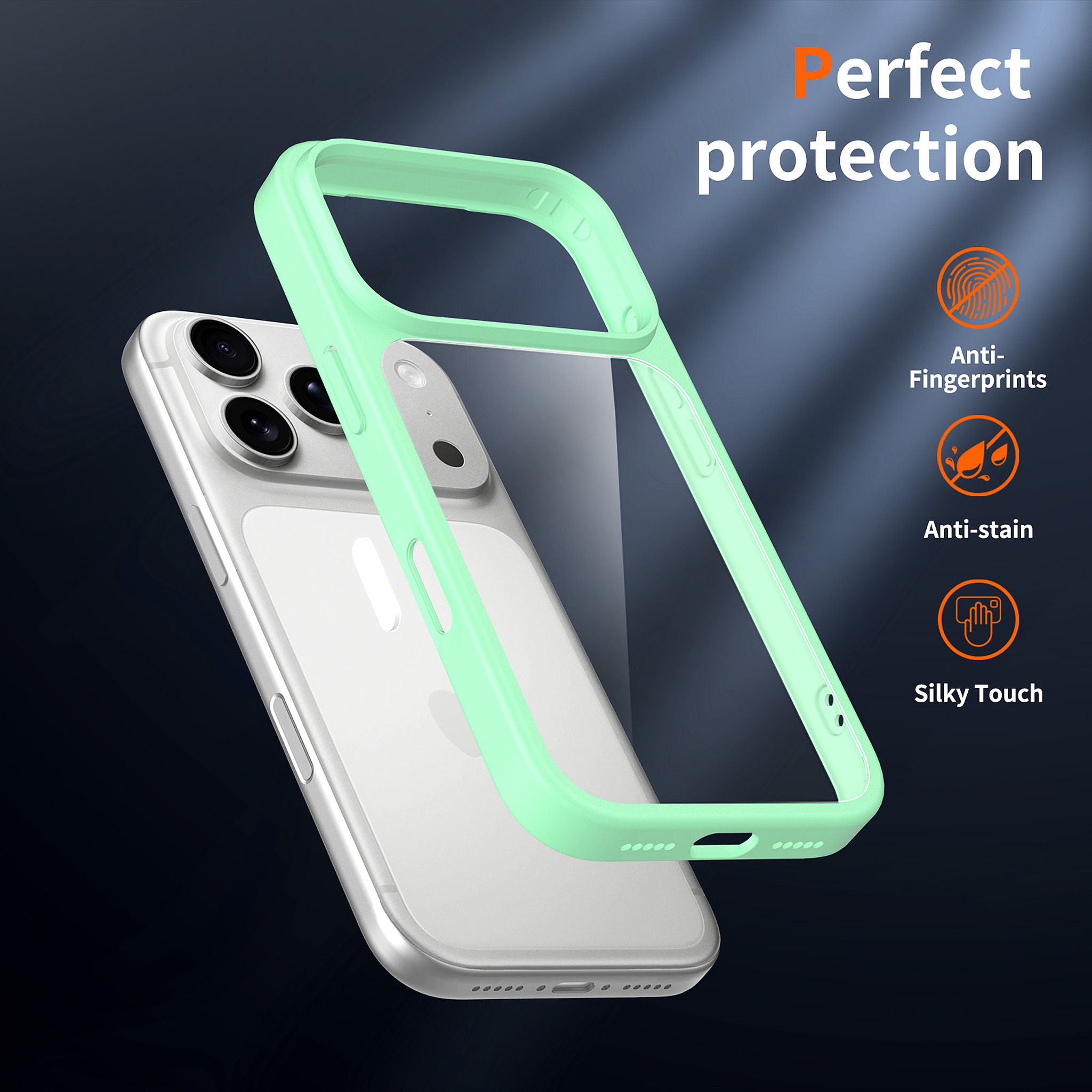 SendaFit Clear Two-in-One Touch Camera-Button Case for iPhone 17 Pro & 18 Pro detail 55