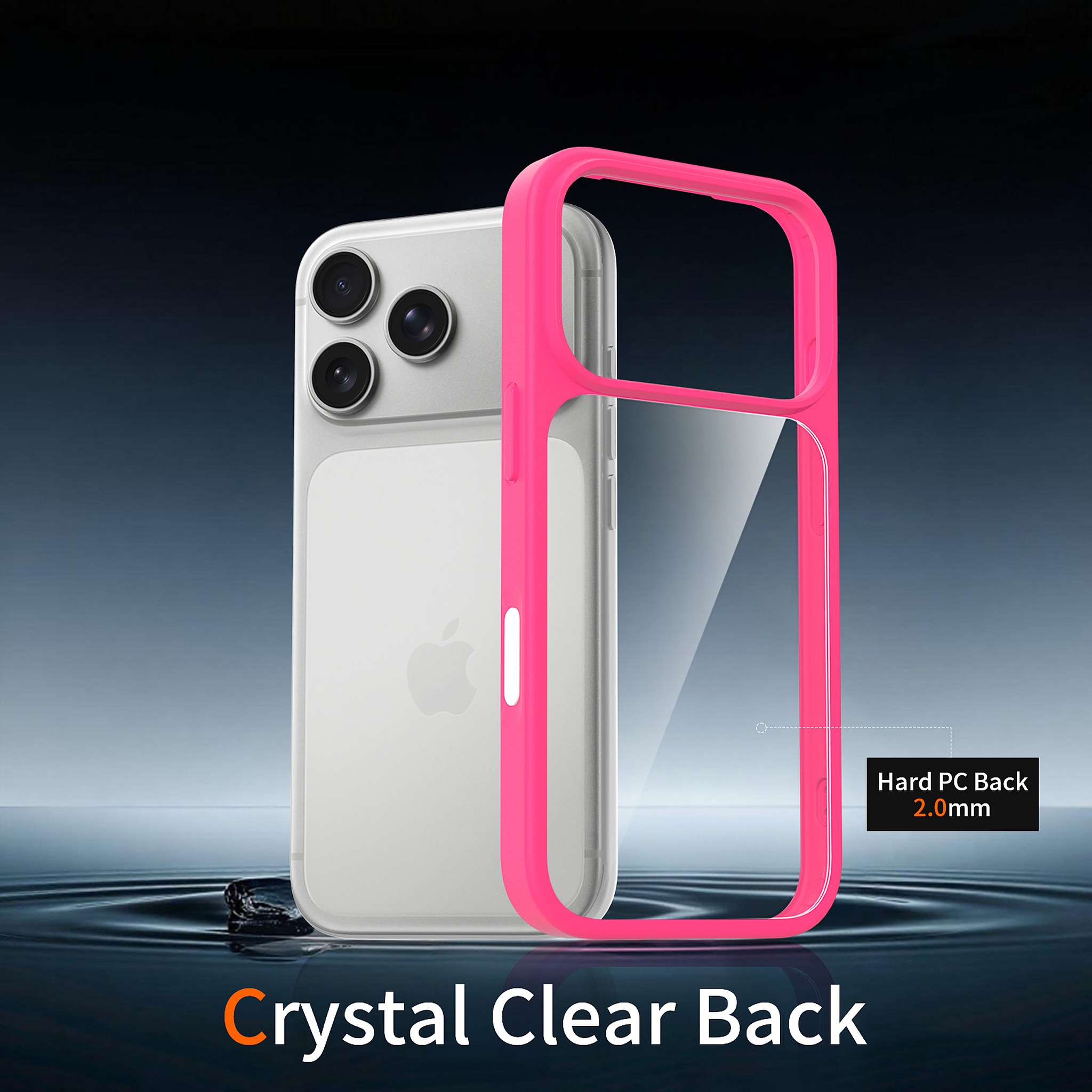 SendaFit Clear Two-in-One Touch Camera-Button Case for iPhone 17 Pro & 18 Pro detail 8