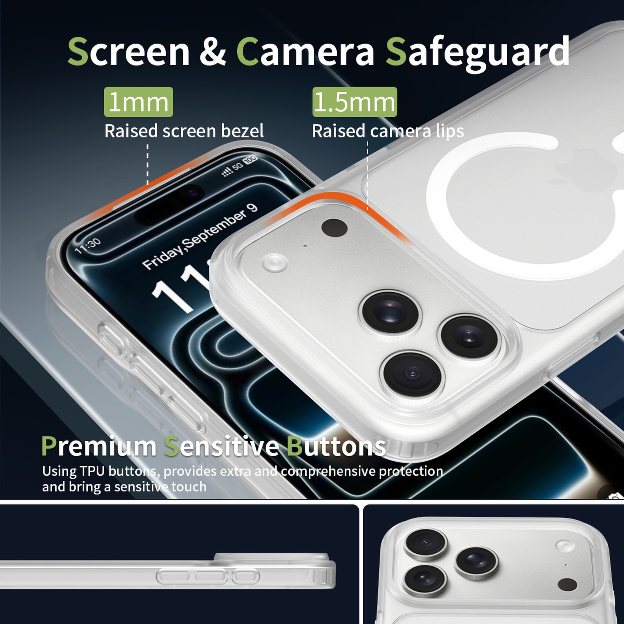 SendaFit Matte Skin-Feel Two-in-One MagSafe Case for iPhone 17 Pro Max & 18 Pro Max detail 15