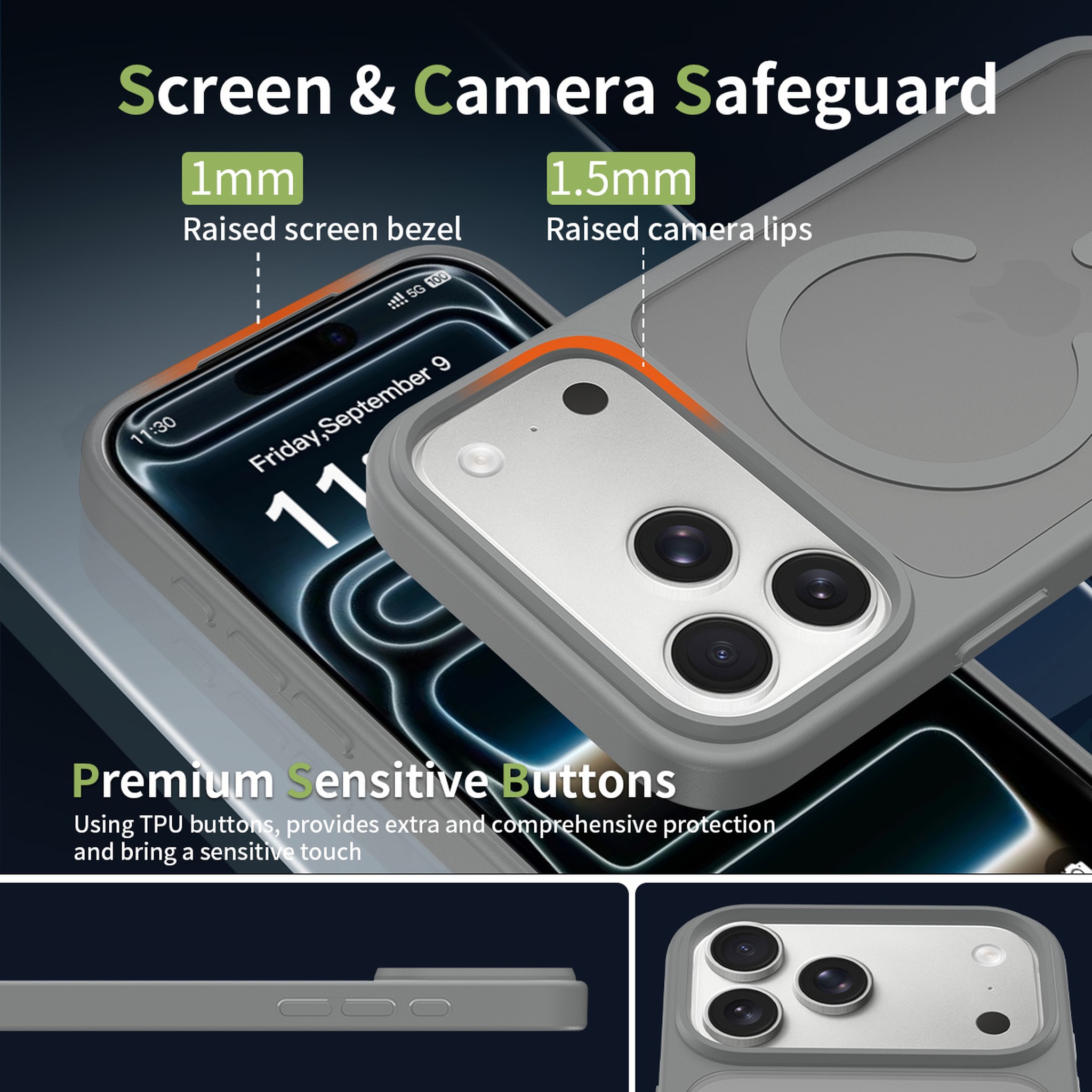 SendaFit Matte Skin-Feel Two-in-One MagSafe Case for iPhone 17 Pro Max & 18 Pro Max detail 20