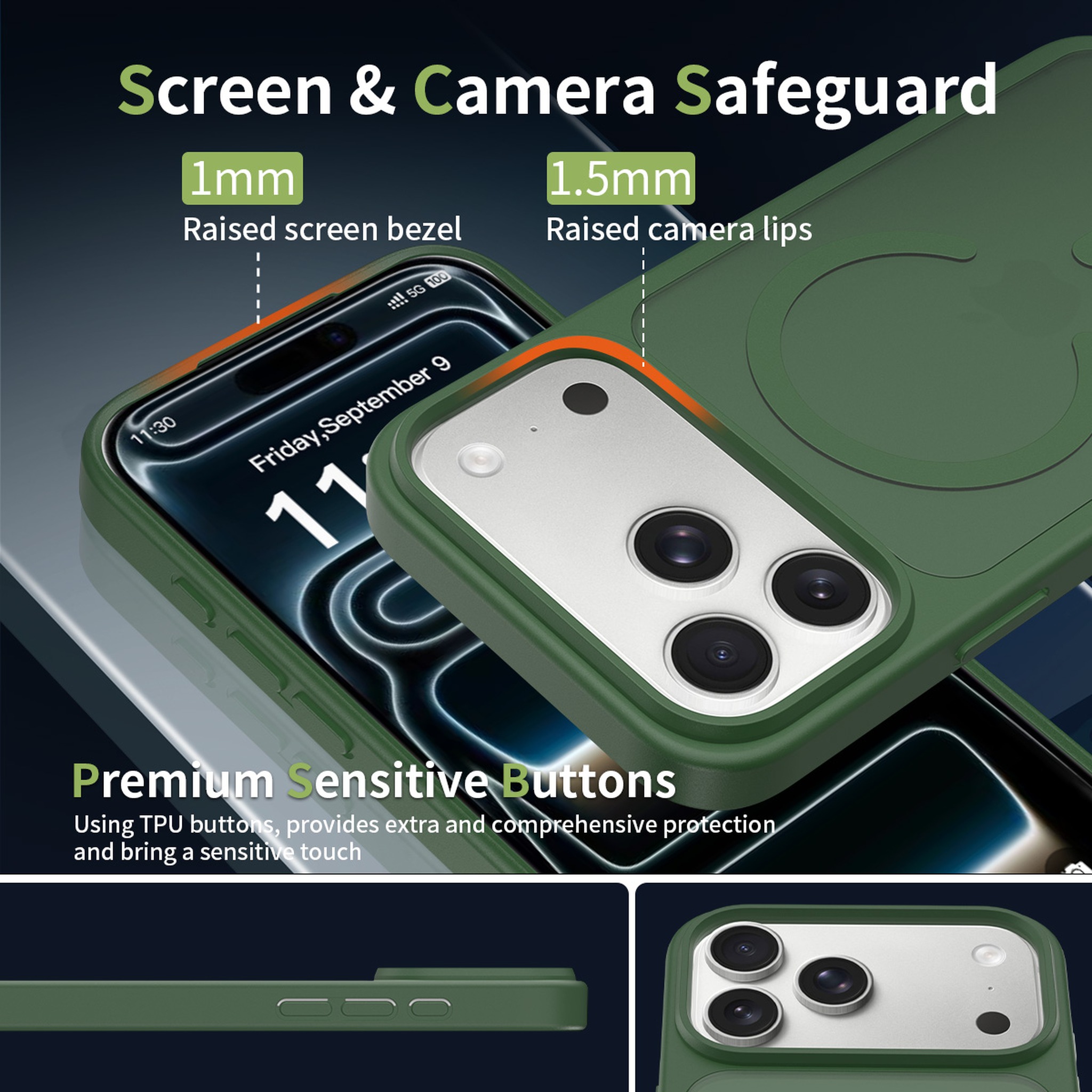 SendaFit Matte Skin-Feel Two-in-One MagSafe Case for iPhone 17 Pro Max & 18 Pro Max detail 25