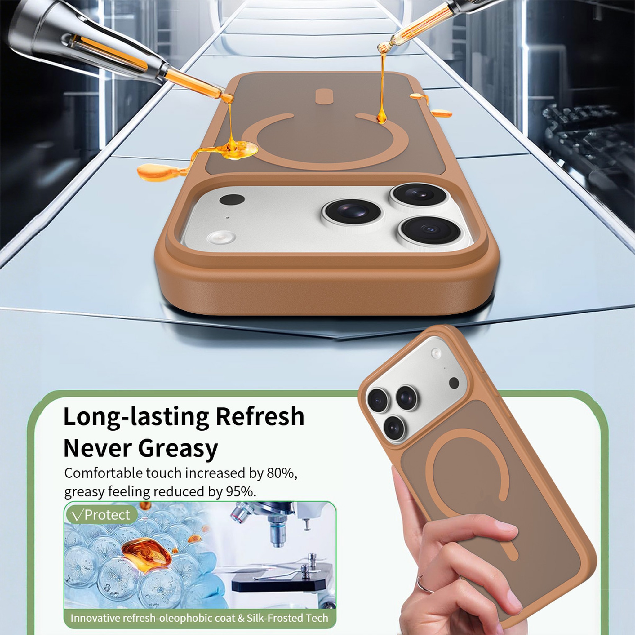 SendaFit Matte Skin-Feel Two-in-One MagSafe Case for iPhone 17 Pro Max & 18 Pro Max detail 32