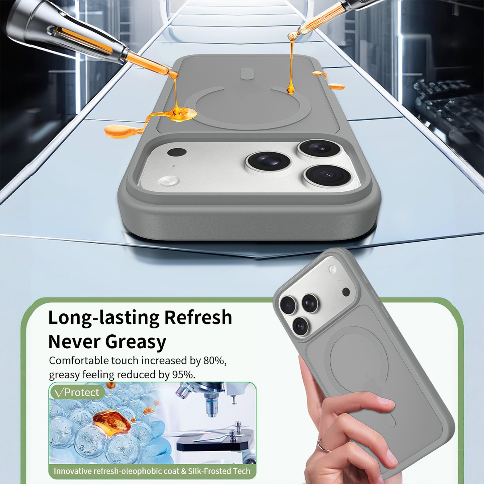 SendaFit Matte Skin-Feel Two-in-One MagSafe Case for iPhone 17 Pro Max & 18 Pro Max detail 33