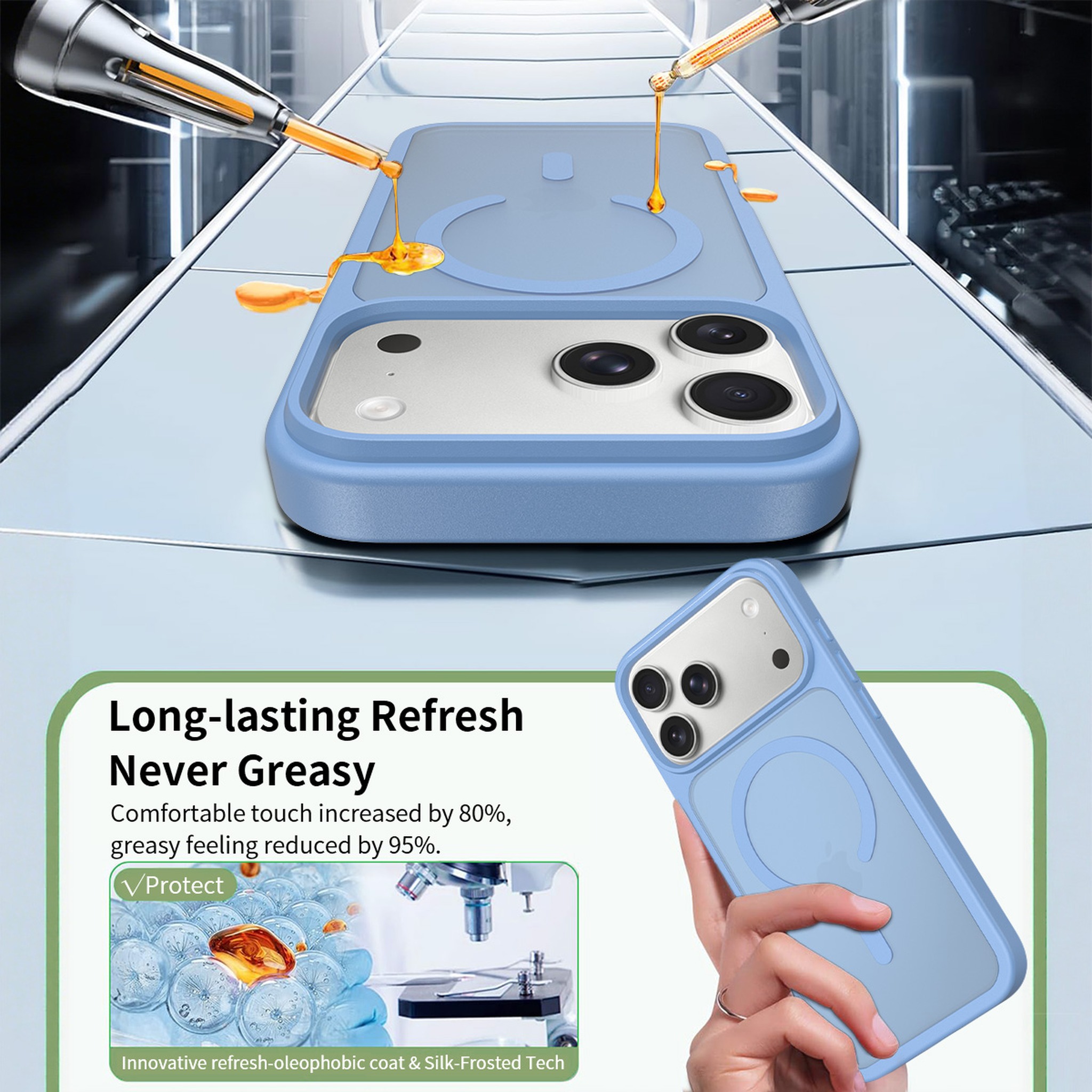 SendaFit Matte Skin-Feel Two-in-One MagSafe Case for iPhone 17 Pro Max & 18 Pro Max detail 34