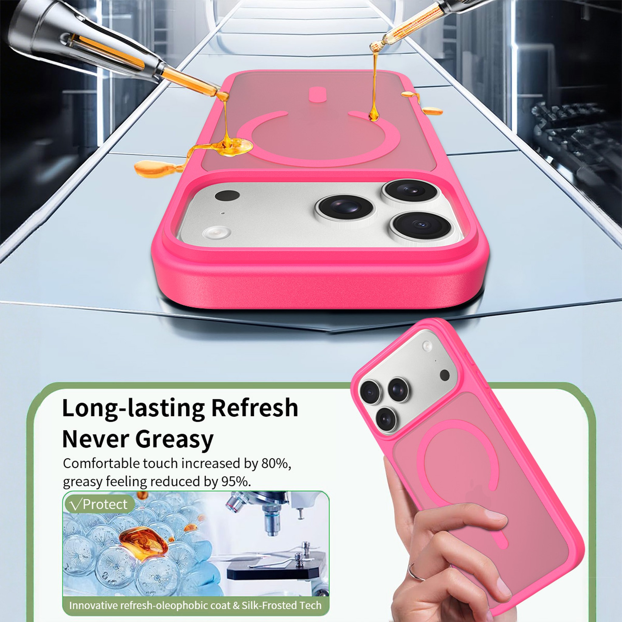 SendaFit Matte Skin-Feel Two-in-One MagSafe Case for iPhone 17 Pro Max & 18 Pro Max detail 37