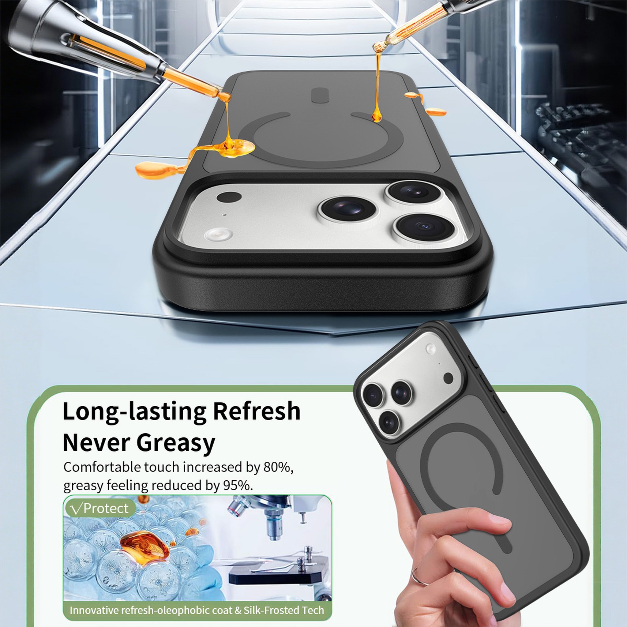 SendaFit Matte Skin-Feel Two-in-One MagSafe Case for iPhone 17 Pro Max & 18 Pro Max detail 39