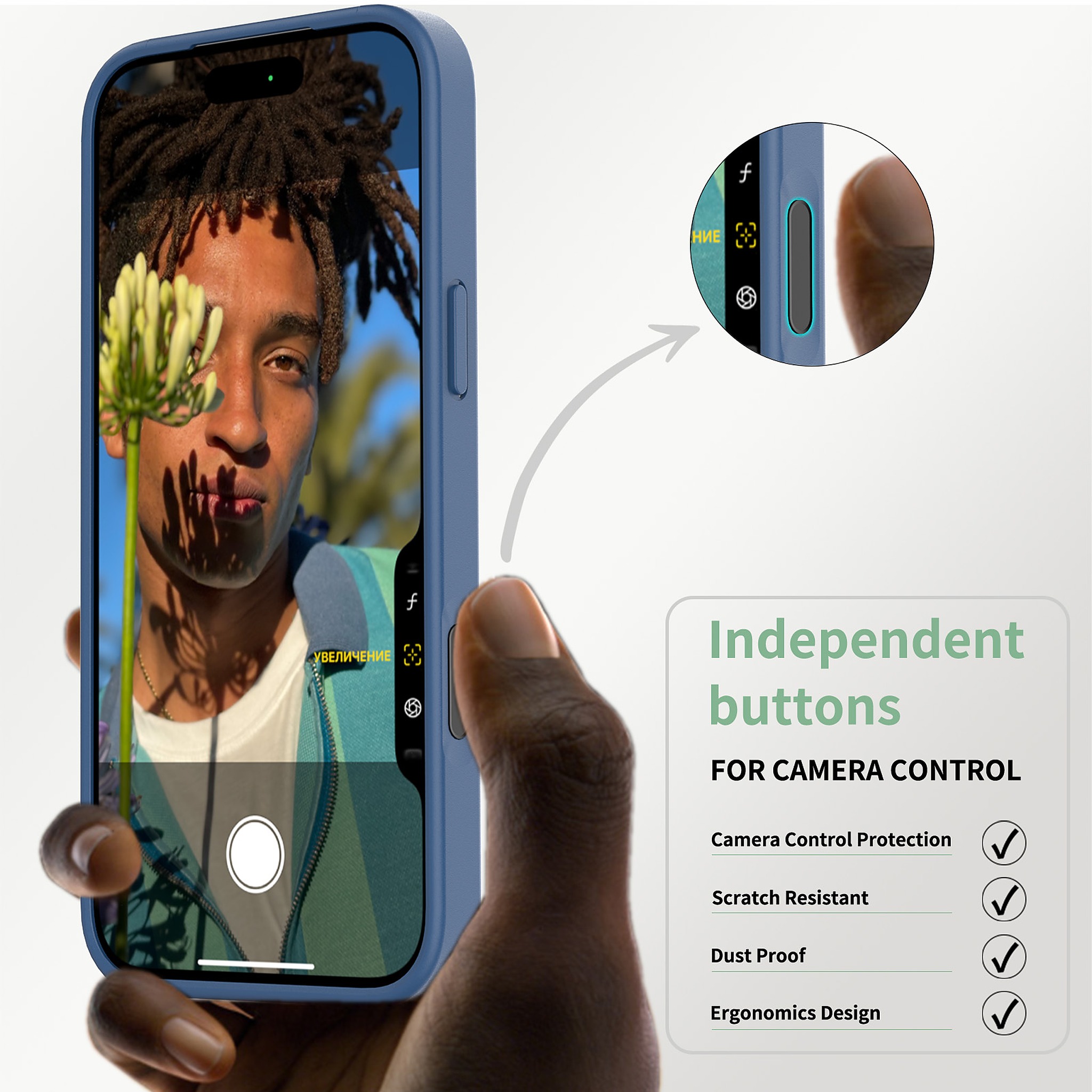 SendaFit Matte Skin-Feel Camera-Button Two-in-One MagSafe Case for iPhone 17 Pro Max & 18 Pro Max detail 18