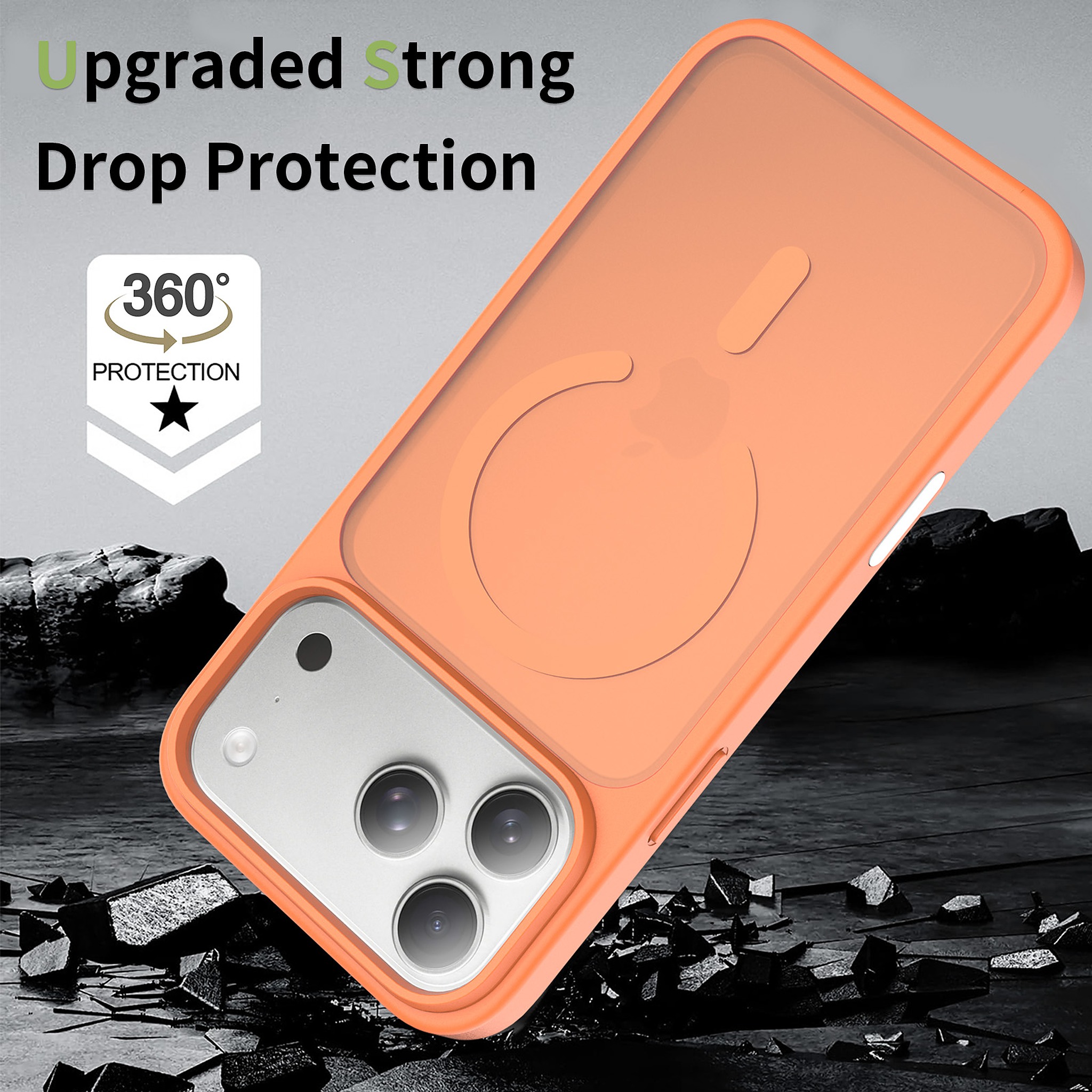 SendaFit Matte Skin-Feel Camera-Button Two-in-One MagSafe Case for iPhone 17 Pro Max & 18 Pro Max detail 27