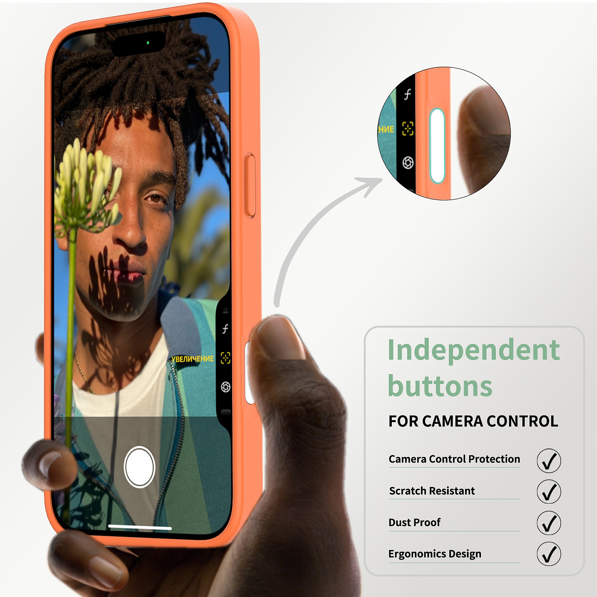 SendaFit Matte Skin-Feel Camera-Button Two-in-One MagSafe Case for iPhone 17 Pro Max & 18 Pro Max detail 30